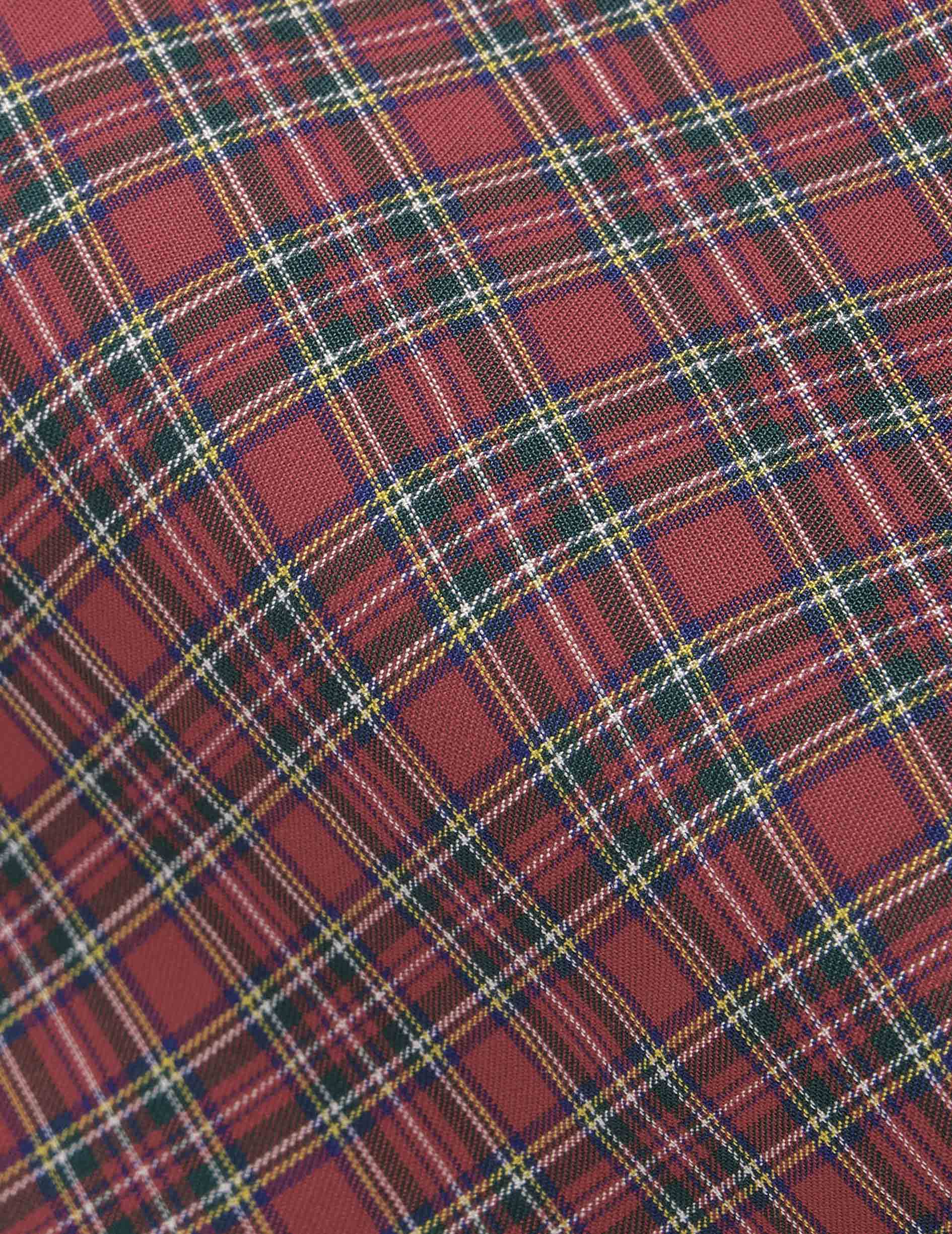 Antonin red checked shirt - Poplin - Prodigious Collar