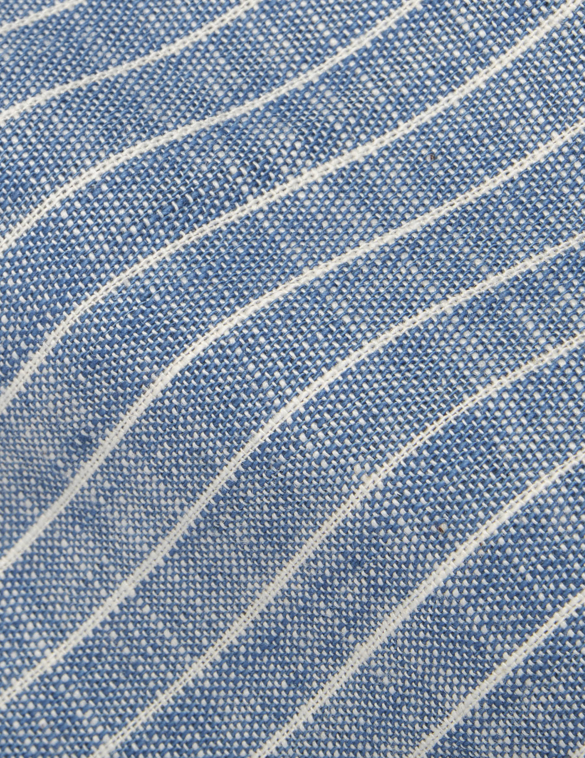 Chemise Armand bleue - Denim selvedge - Col Prodigieux boutonné