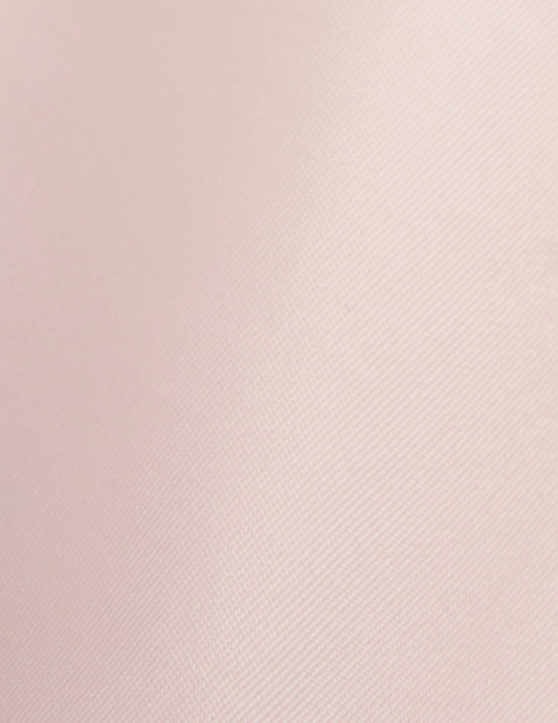 Chemise semi-ajustée rose - Popeline - Col Figaret