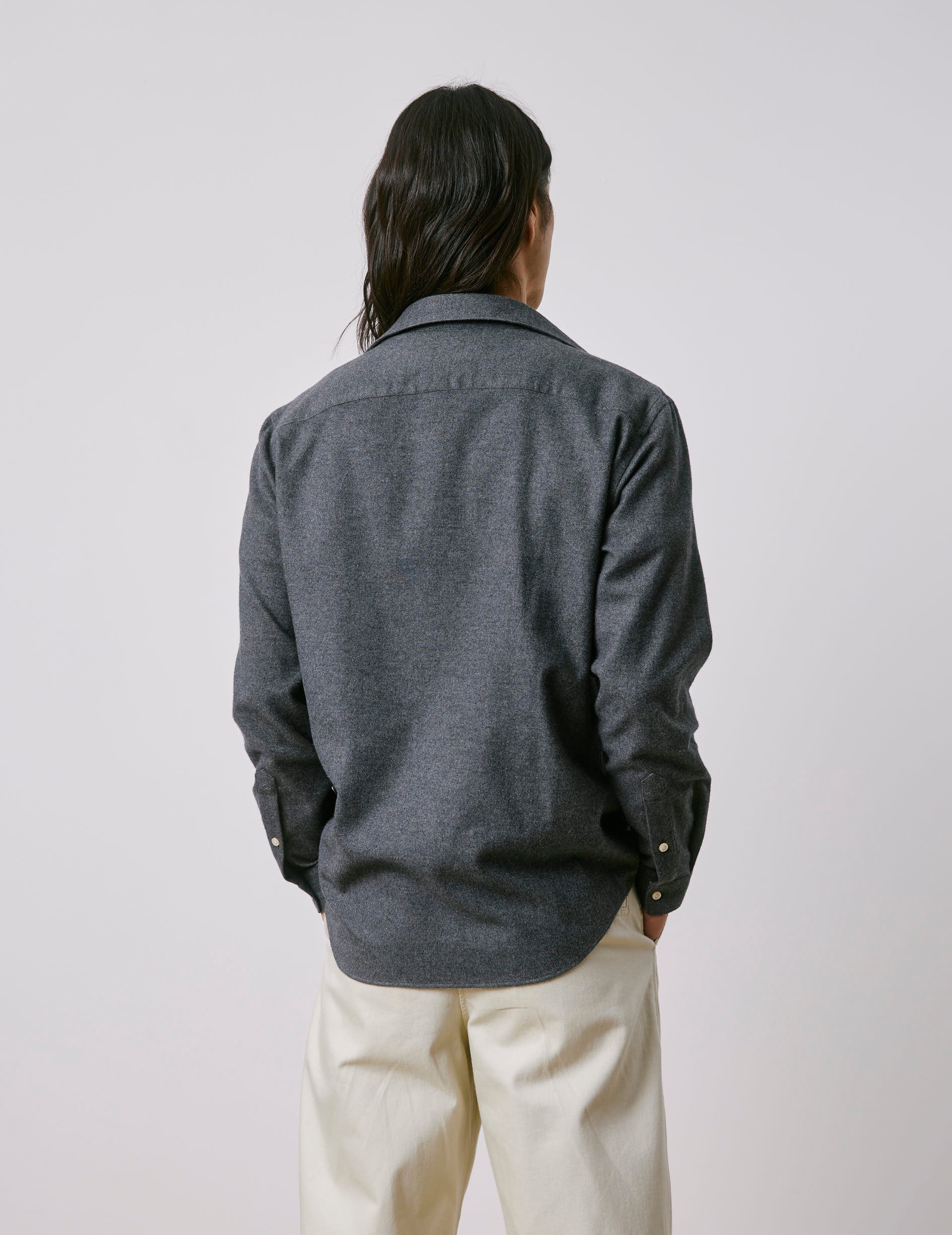 Irwin gray shirt - Flannel - Prodigious Collar