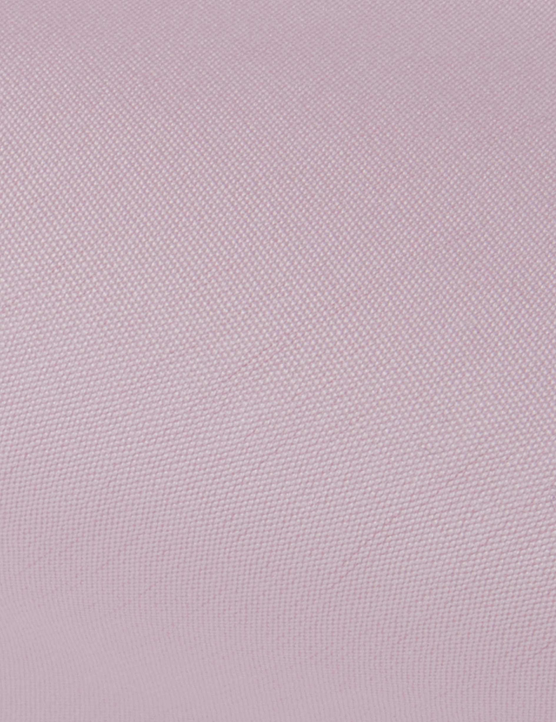 Chemise semi-ajustée Voyage rose - Popeline - Col Italien - Repassage facile