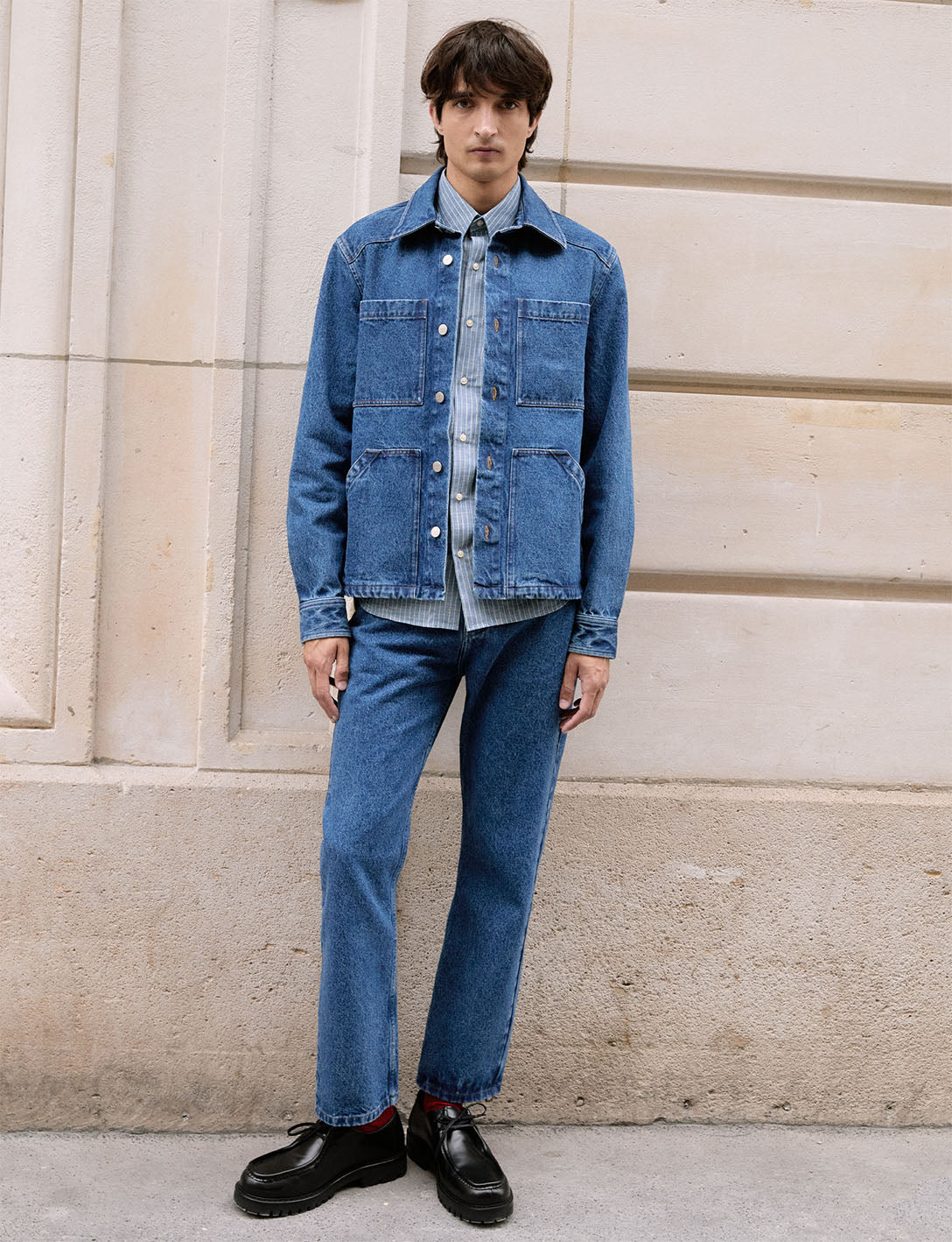 Jean Florentin en denim bleu