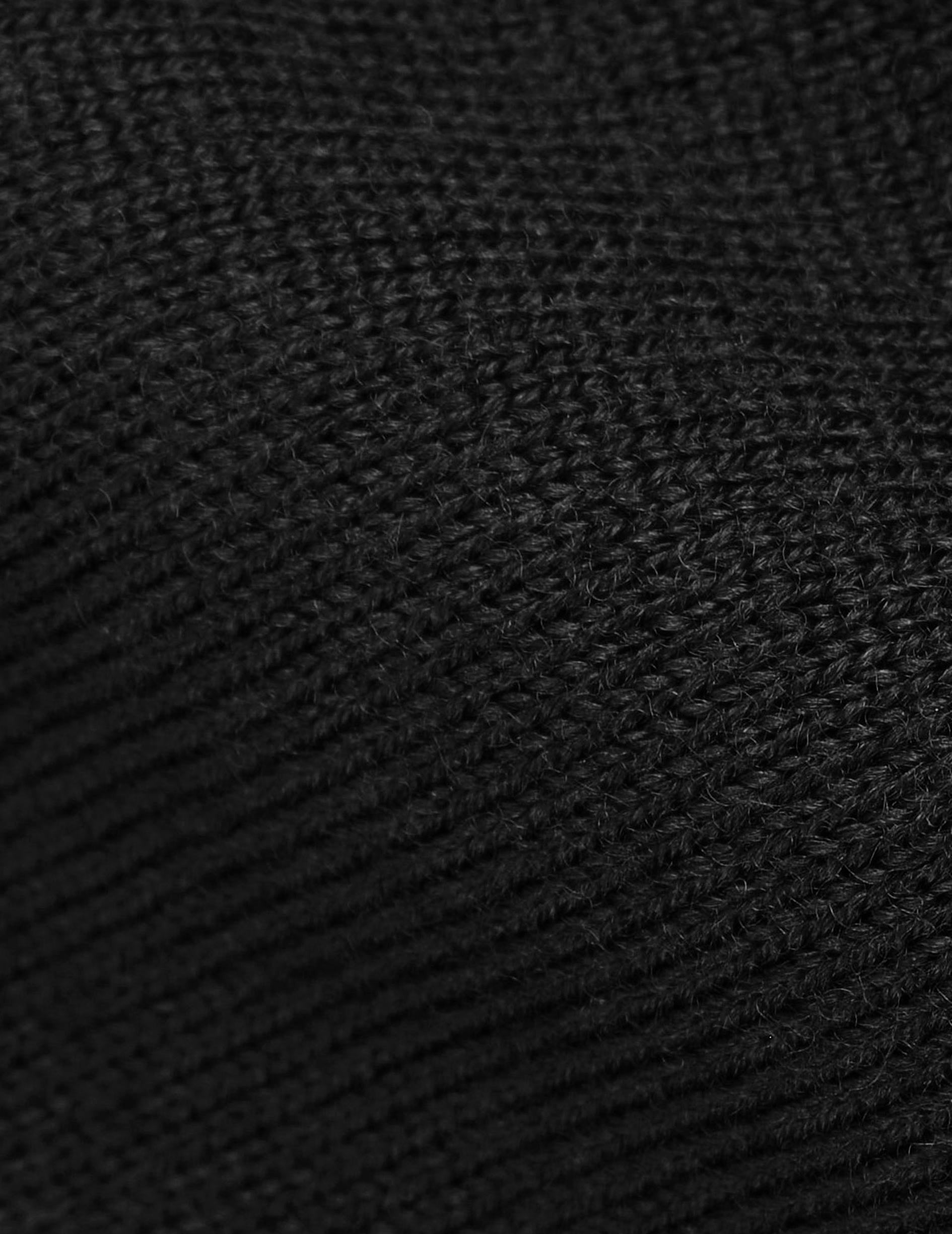 Pull Ilian en laine mérinos noire