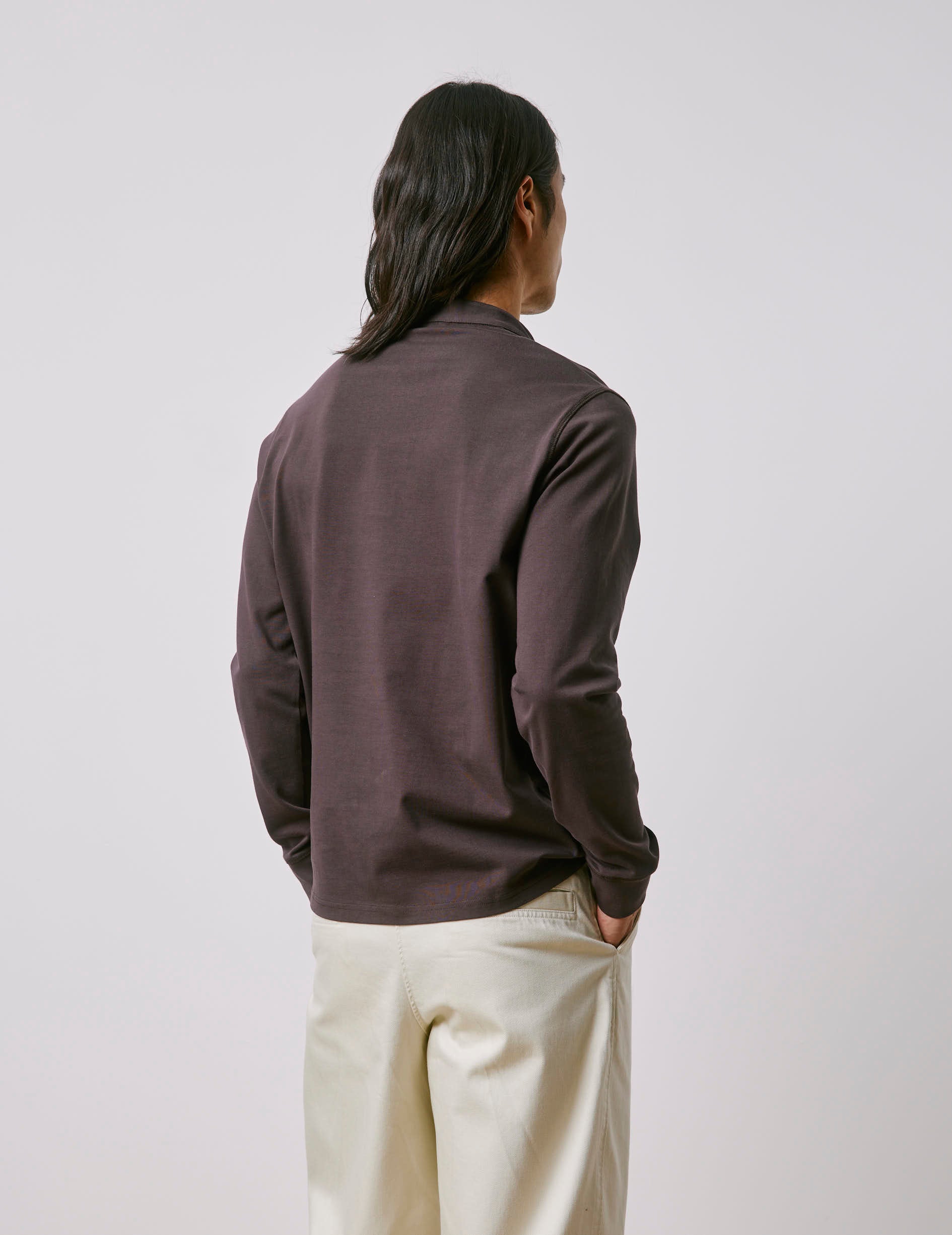 T-shirt Charles en coton marron