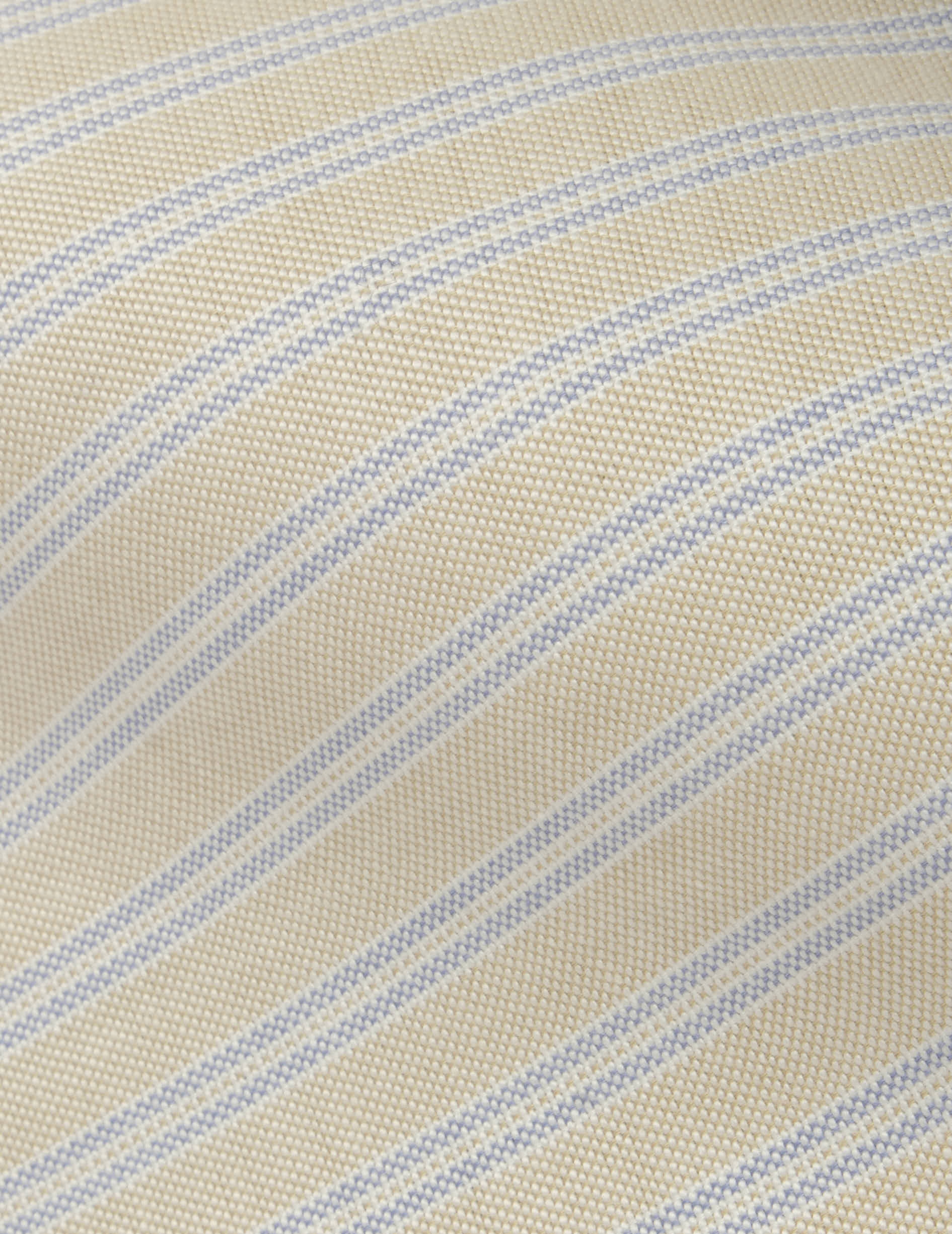 Fun shirt Marvinn rayée vert et bleu - Oxford - Col Américain