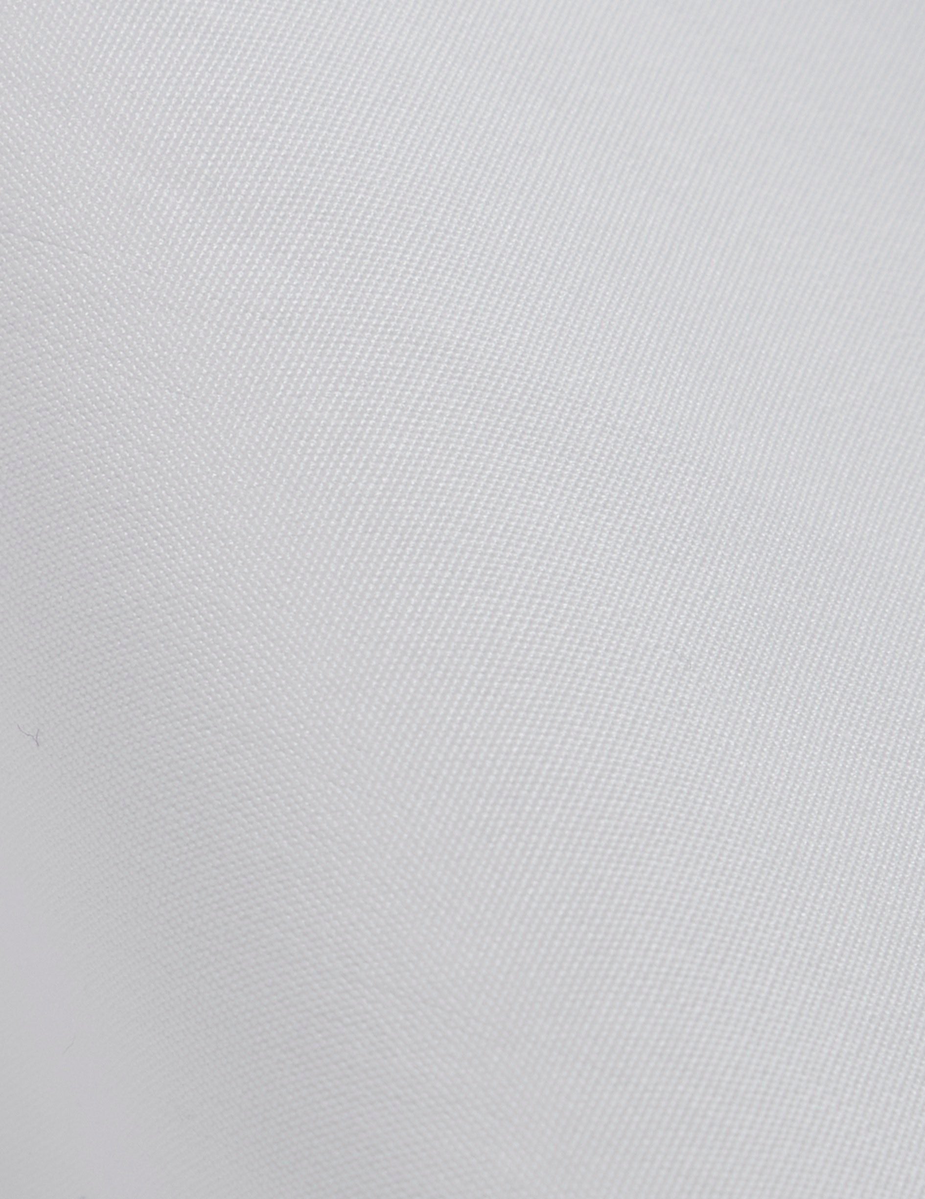 Chemise mixte Ainhoa blanche - Popeline - Col Chemise