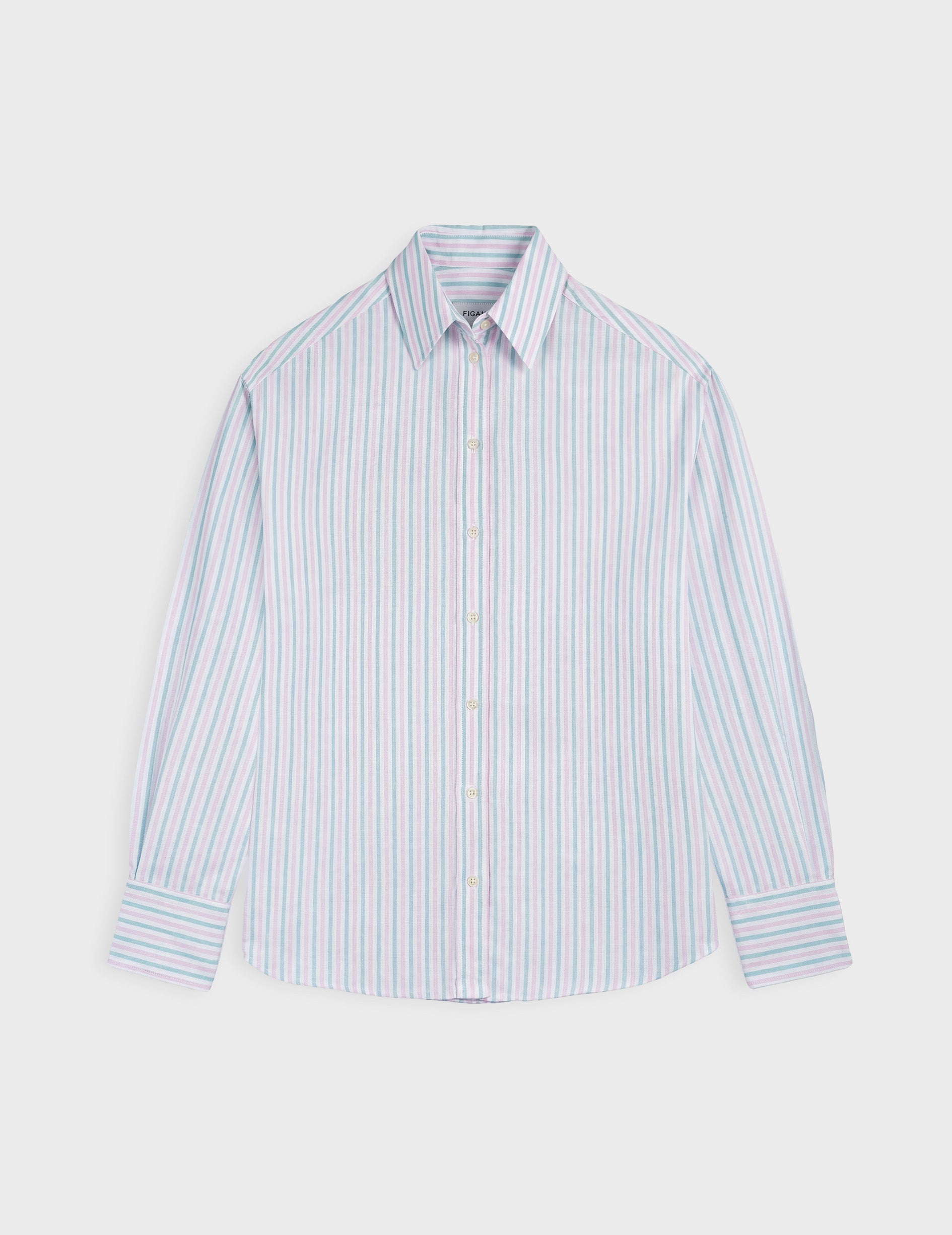 Chemise Ambre rayée - Oxford - Col Chemise