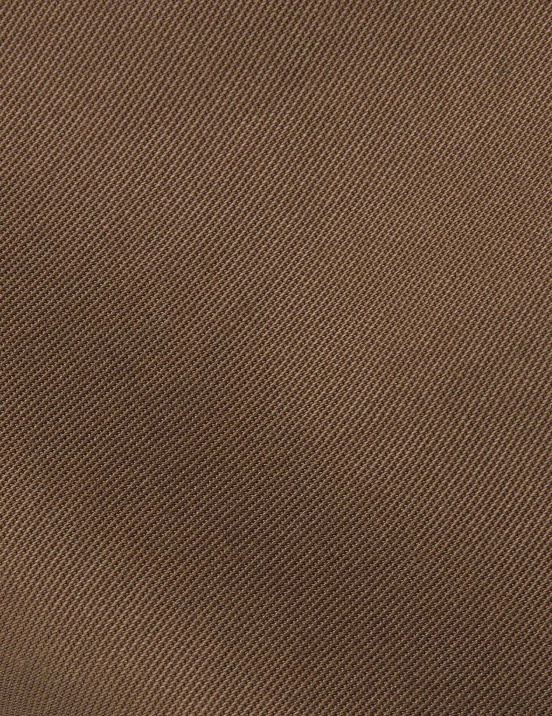 Brown Aristote shirt - Twill - Italien Collar