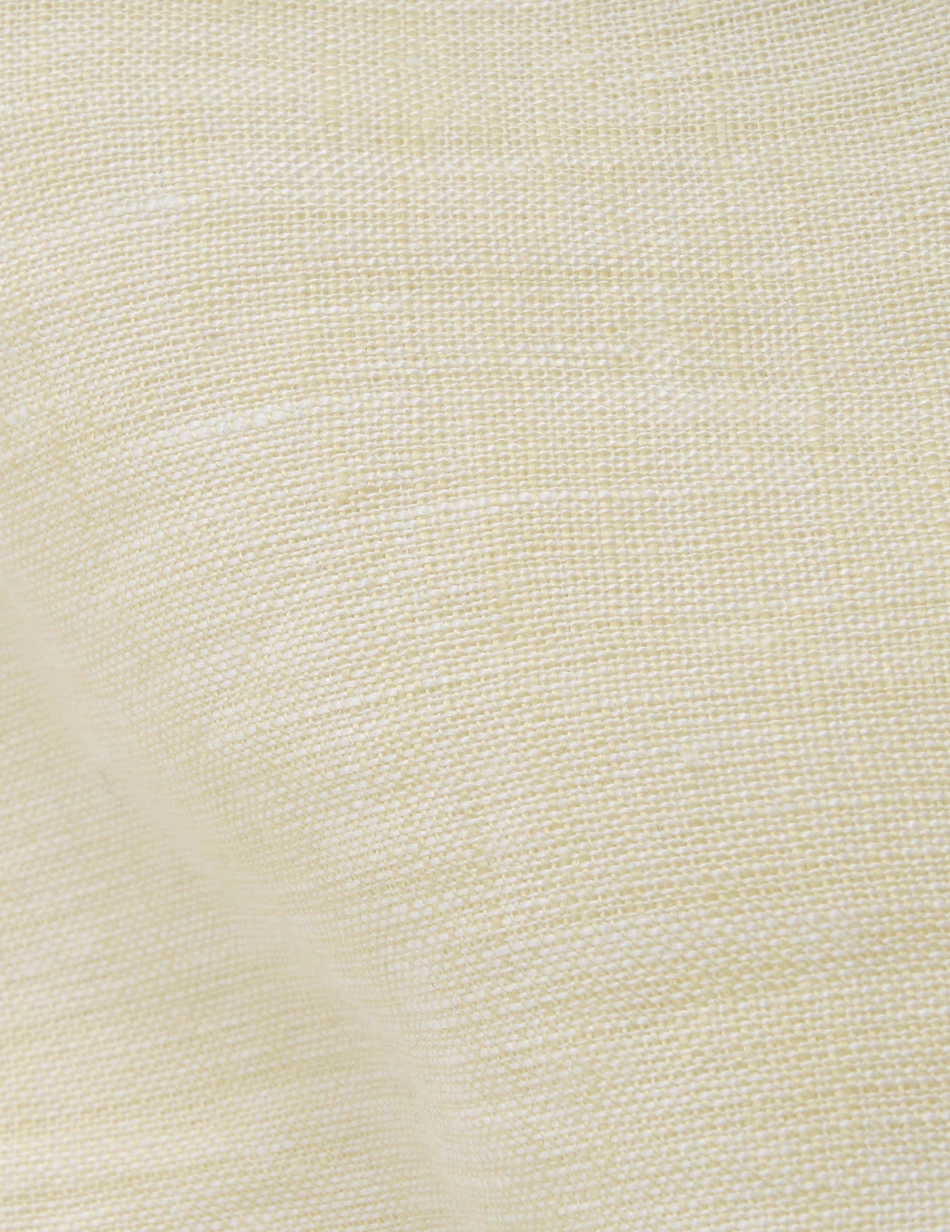Chemise Charlotte en lin jaune - Lin - Col Chemise