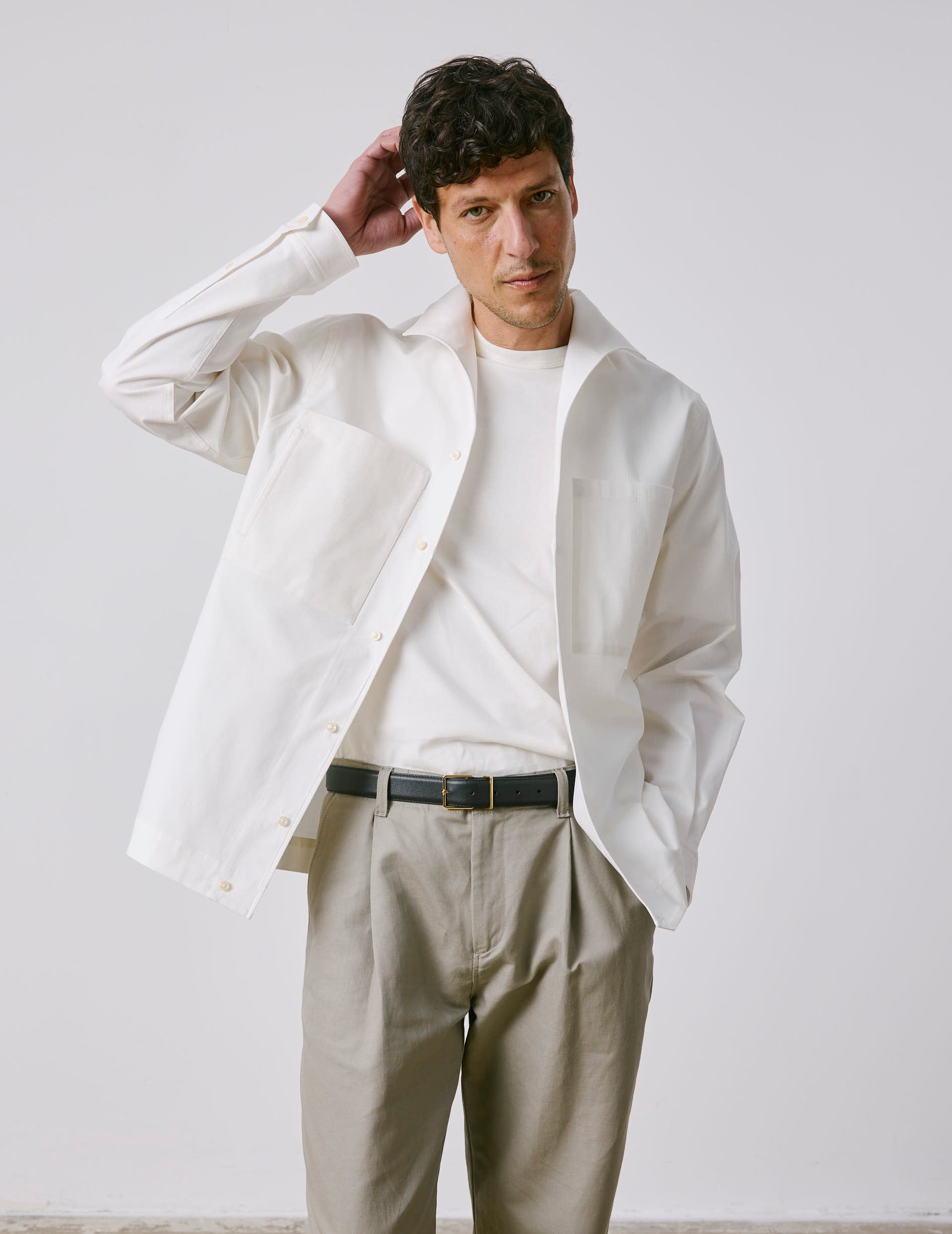 Chemise Delta blanche - Ripstop - Col Delta