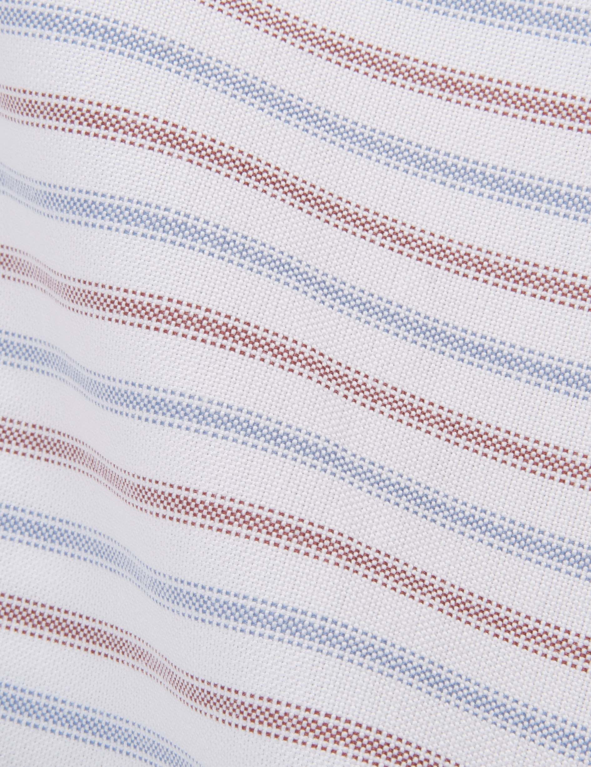 Chemise Gabriel rayée - Oxford - Col Américain