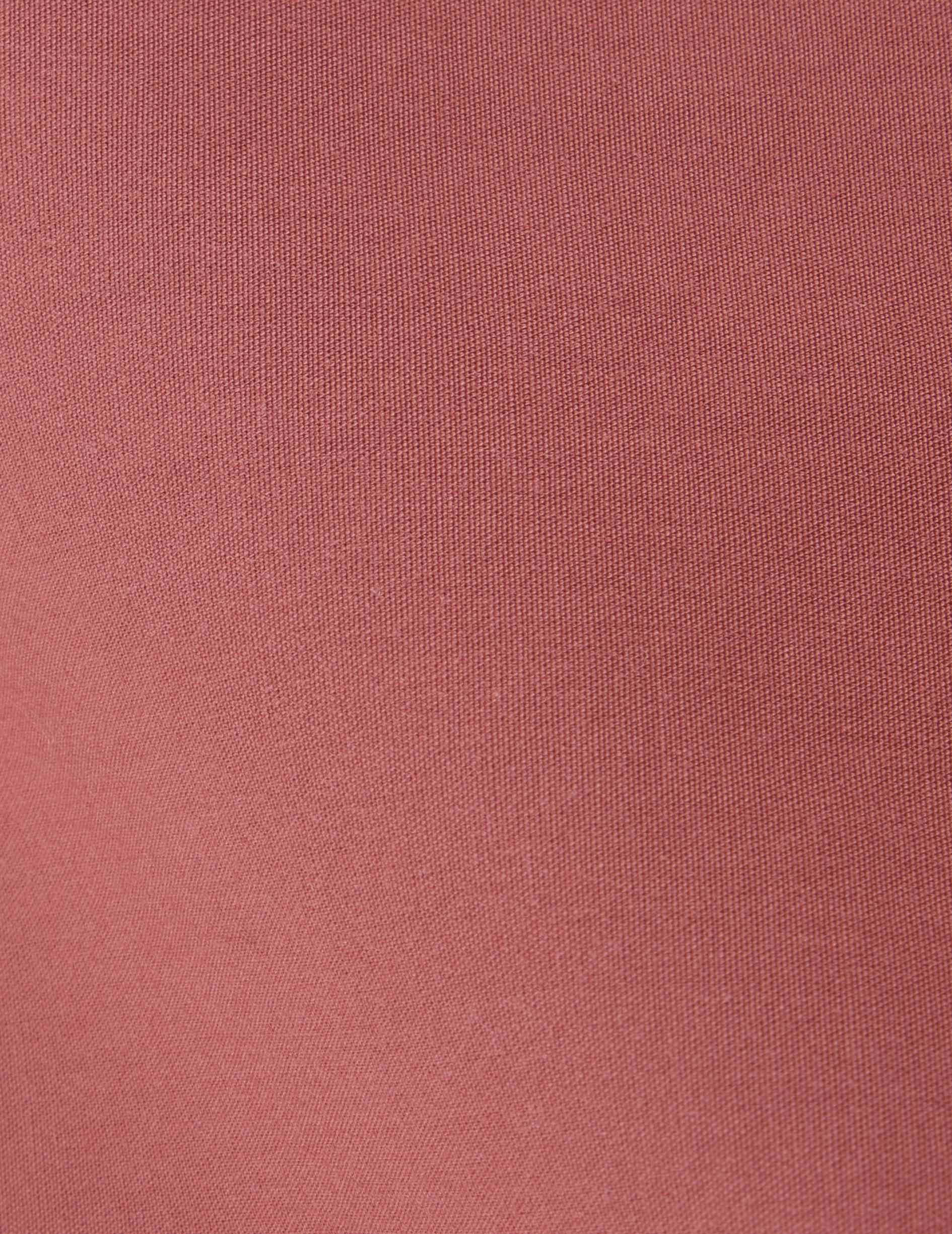Burgundy Ivano shirt - Popeline - Cubain avec bride Collar