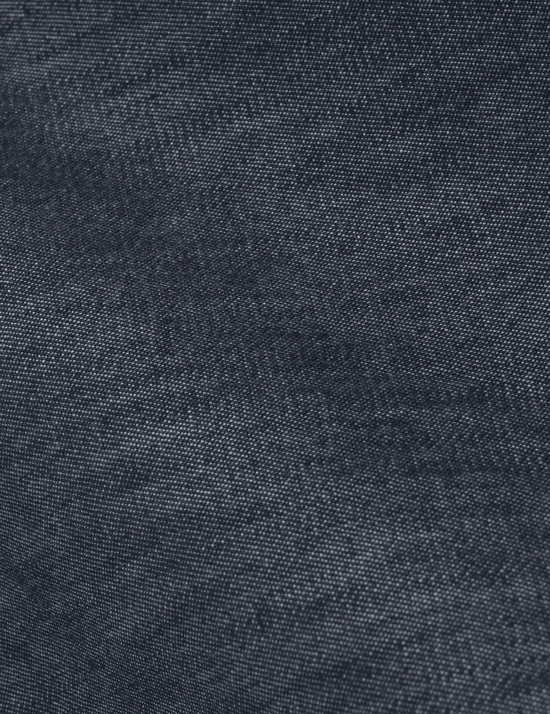 Chemise Mathias bleu marine - Denim - Col Officier