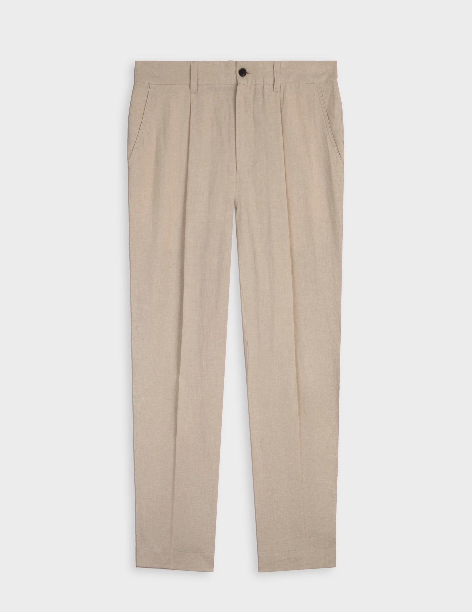 Light beige linen Nicolaï pants