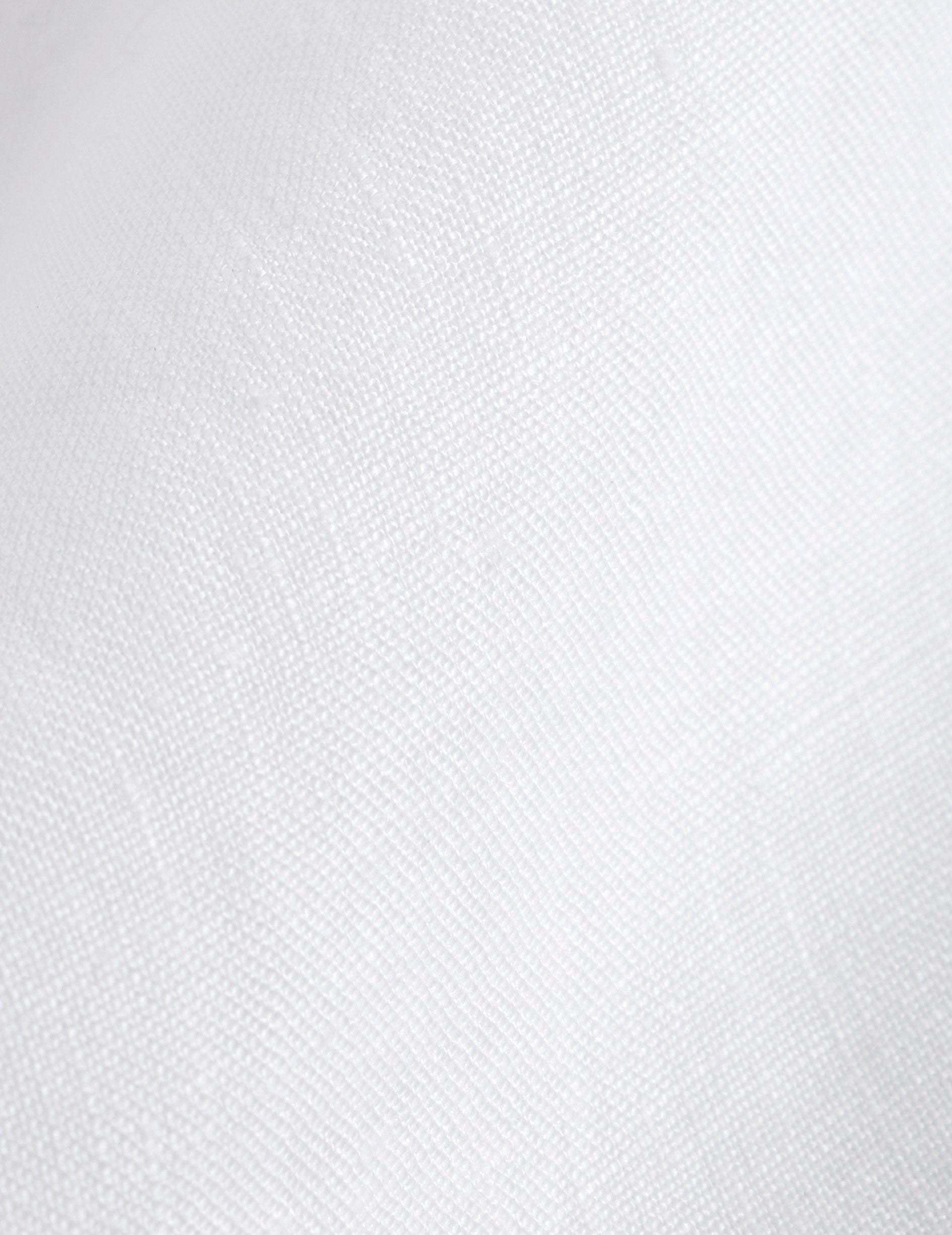 White linen Noalie blouse - Linen - V Collar