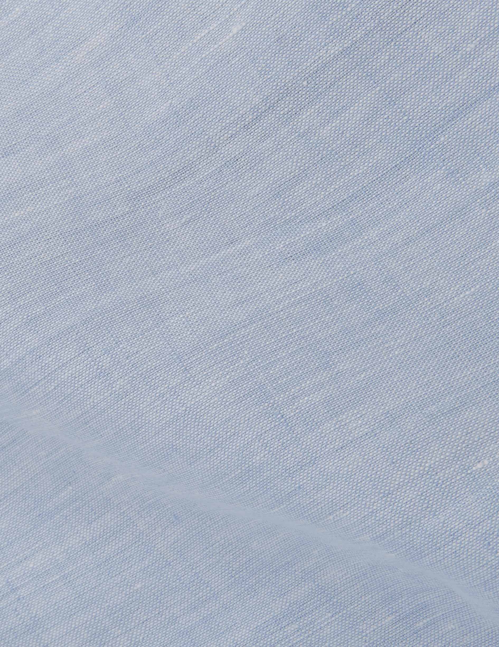 Chemise Nolhann en lin bleu clair - Lin - Col Français