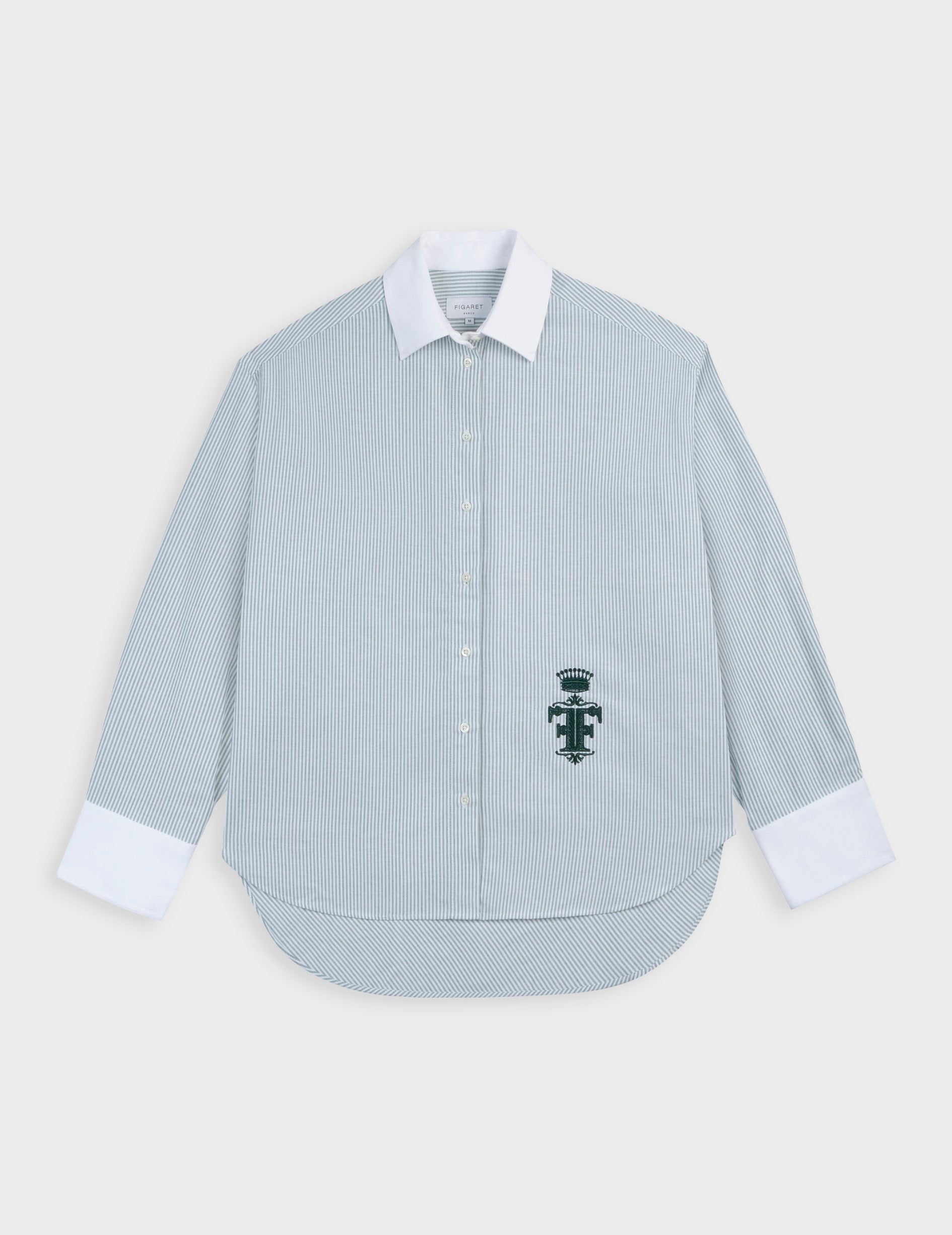Green Nolita shirt - Oxford - Shirt Collar