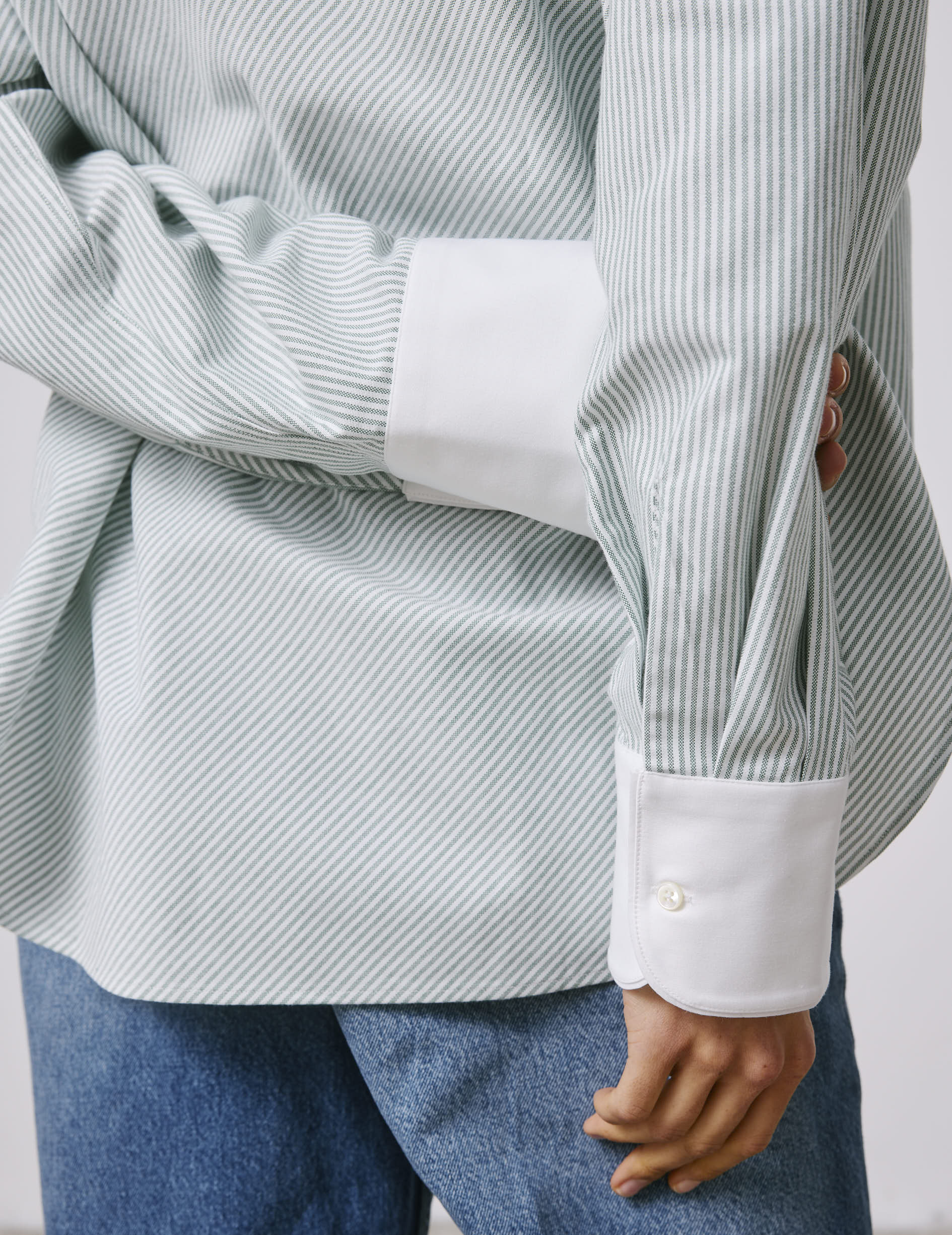 Green Nolita shirt - Oxford - Shirt Collar
