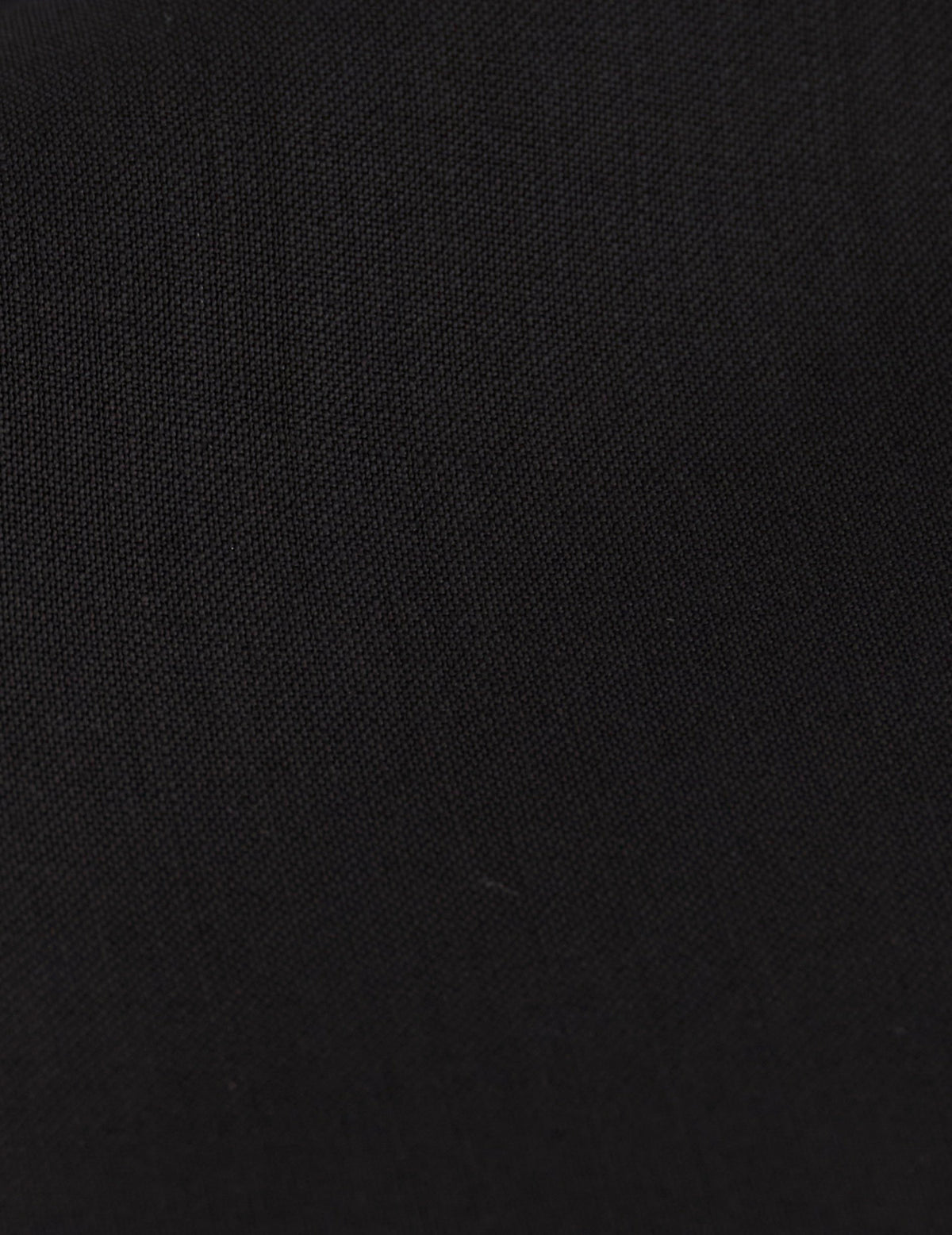 Chemise Auguste en laine vierge noire - Laine - Col Français