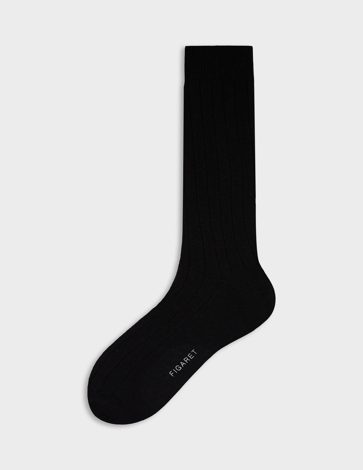 Chaussettes en cachemire et soie noir