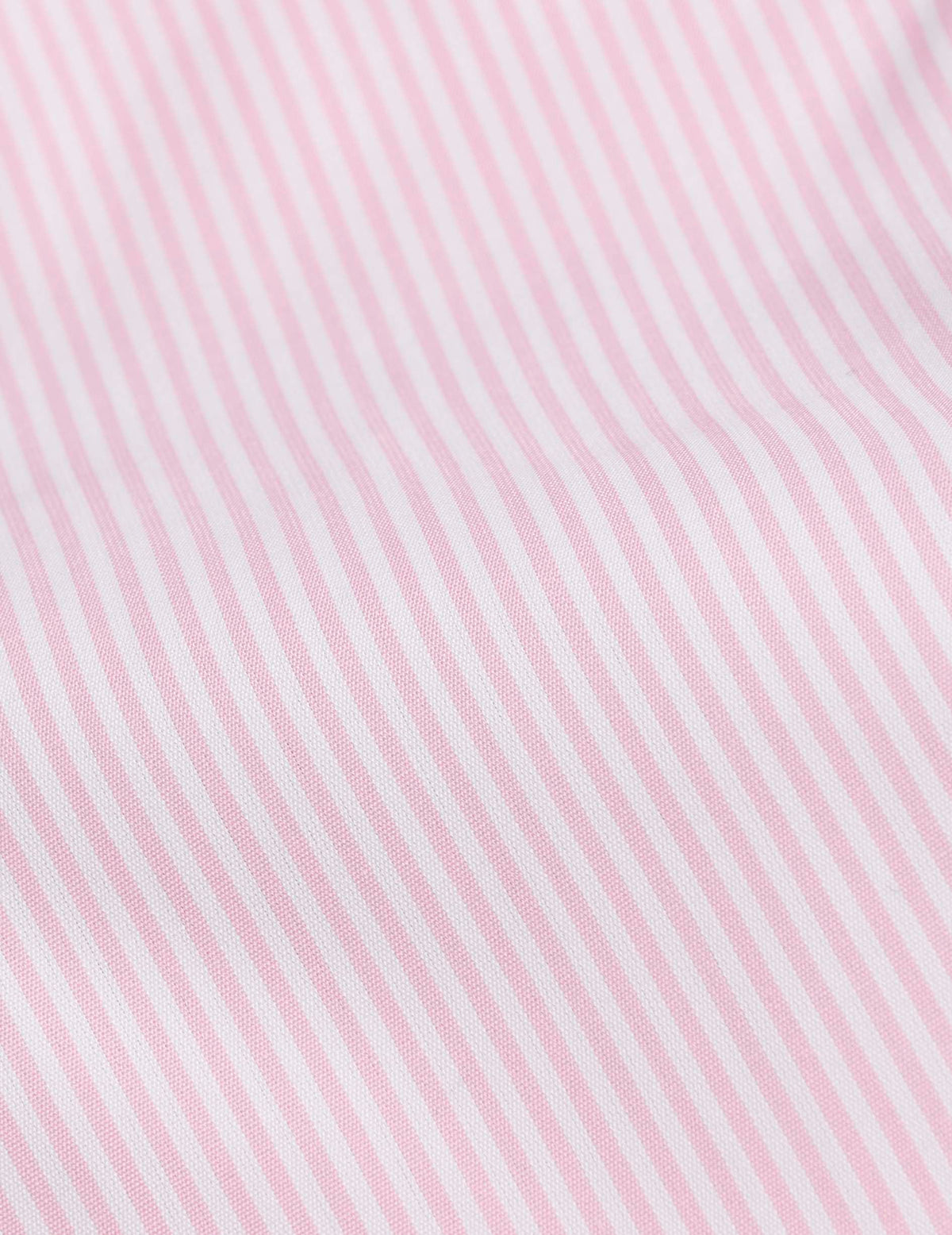 Chemise Carlita rayée rose - Popeline - Col Droit ouvert