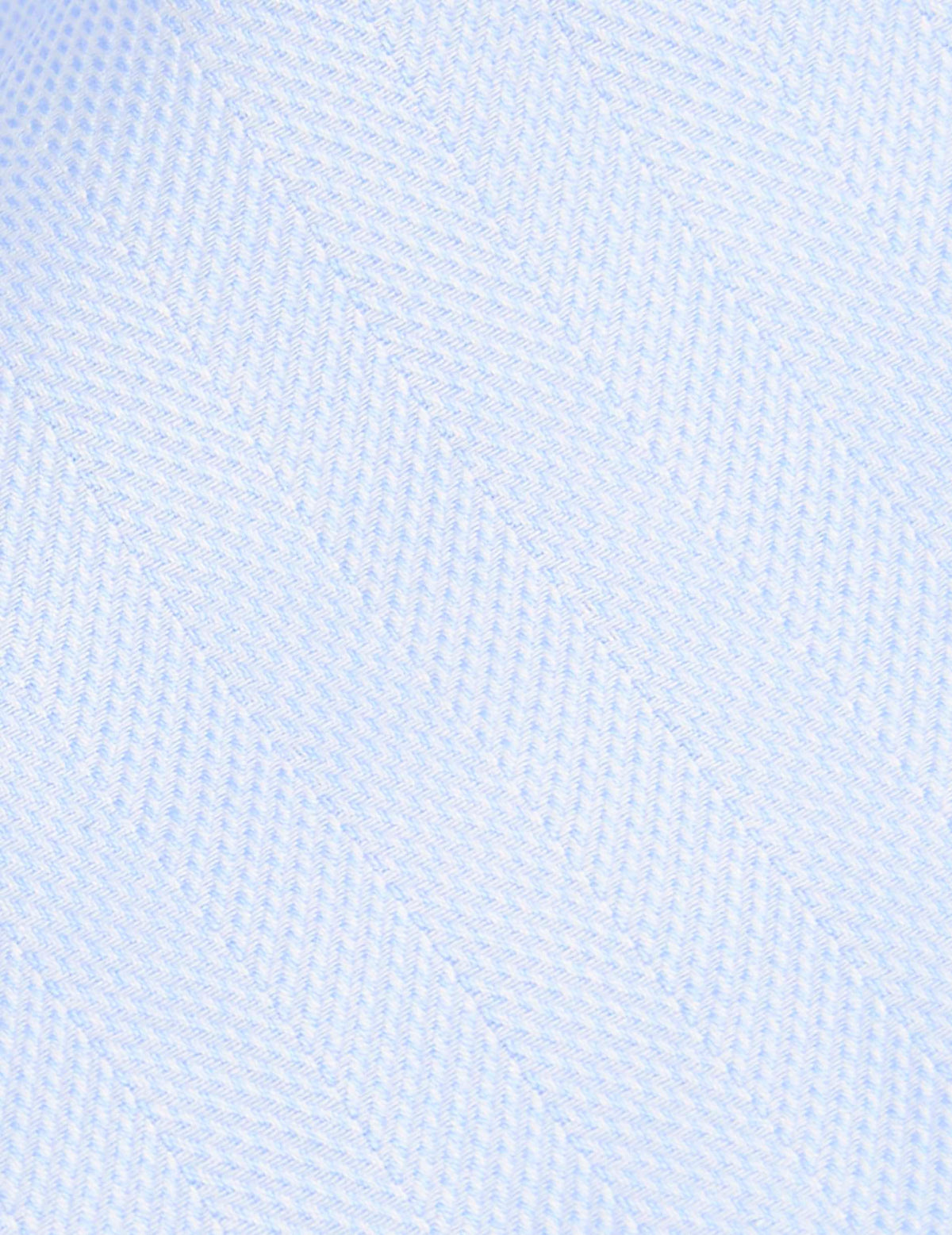 Chemise semi-ajustée bleu clair - Chevron - Col Figaret