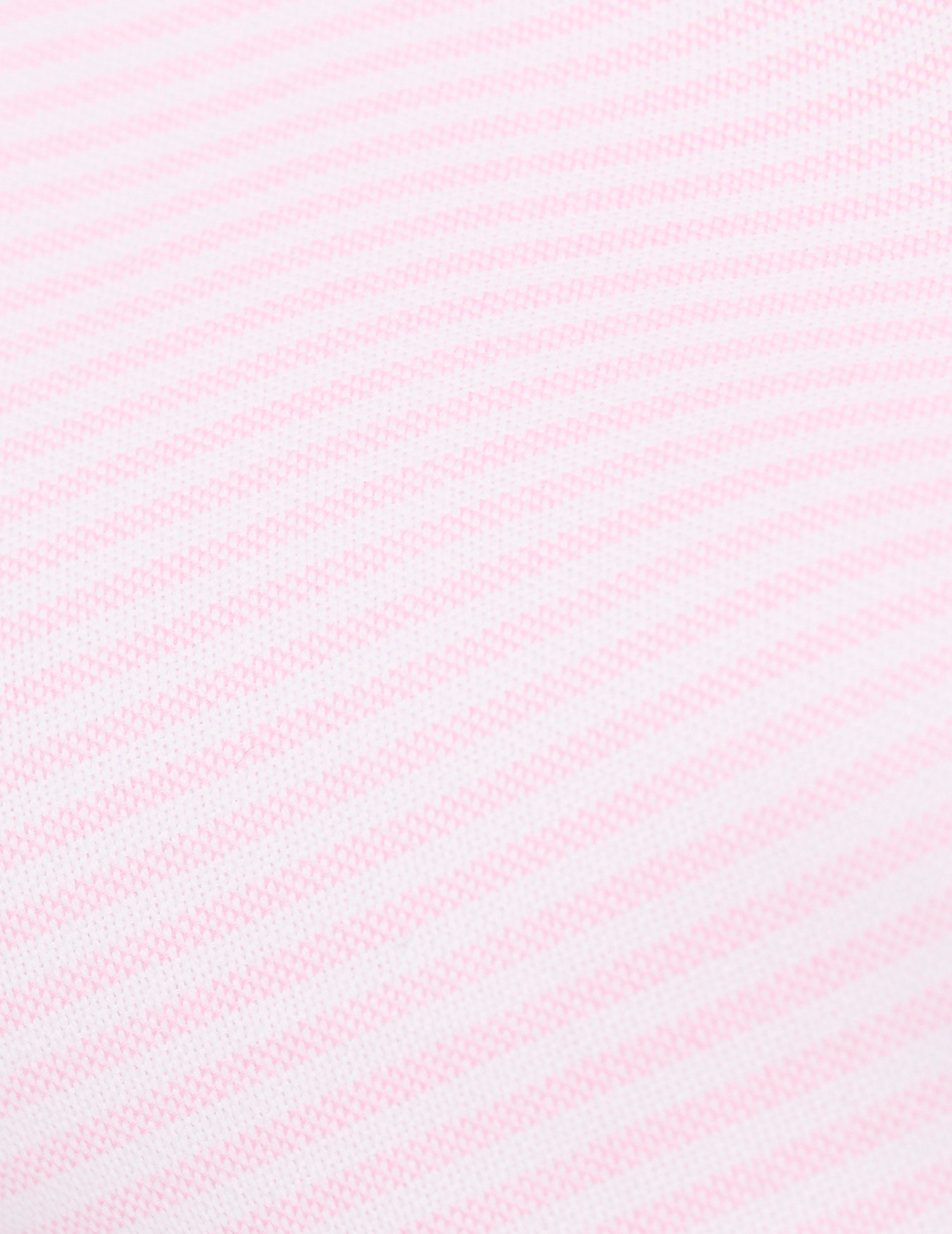 Chemise Herwin rayée rose - Oxford - Col Officier