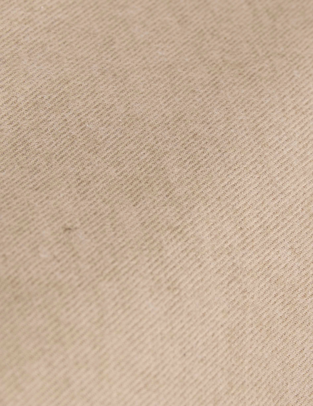 Chemise mixte "Je t'aime" en coton et cachemire beige - Flanelle - Col Figaret
