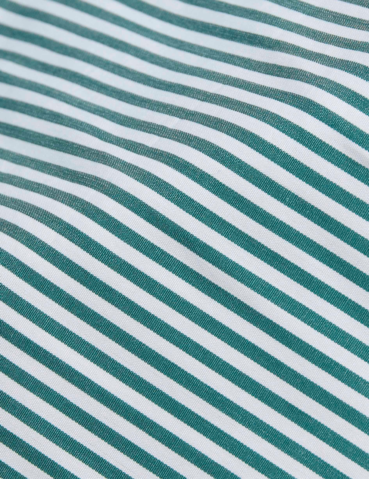 Pyjama Louise en popeline rayée verte