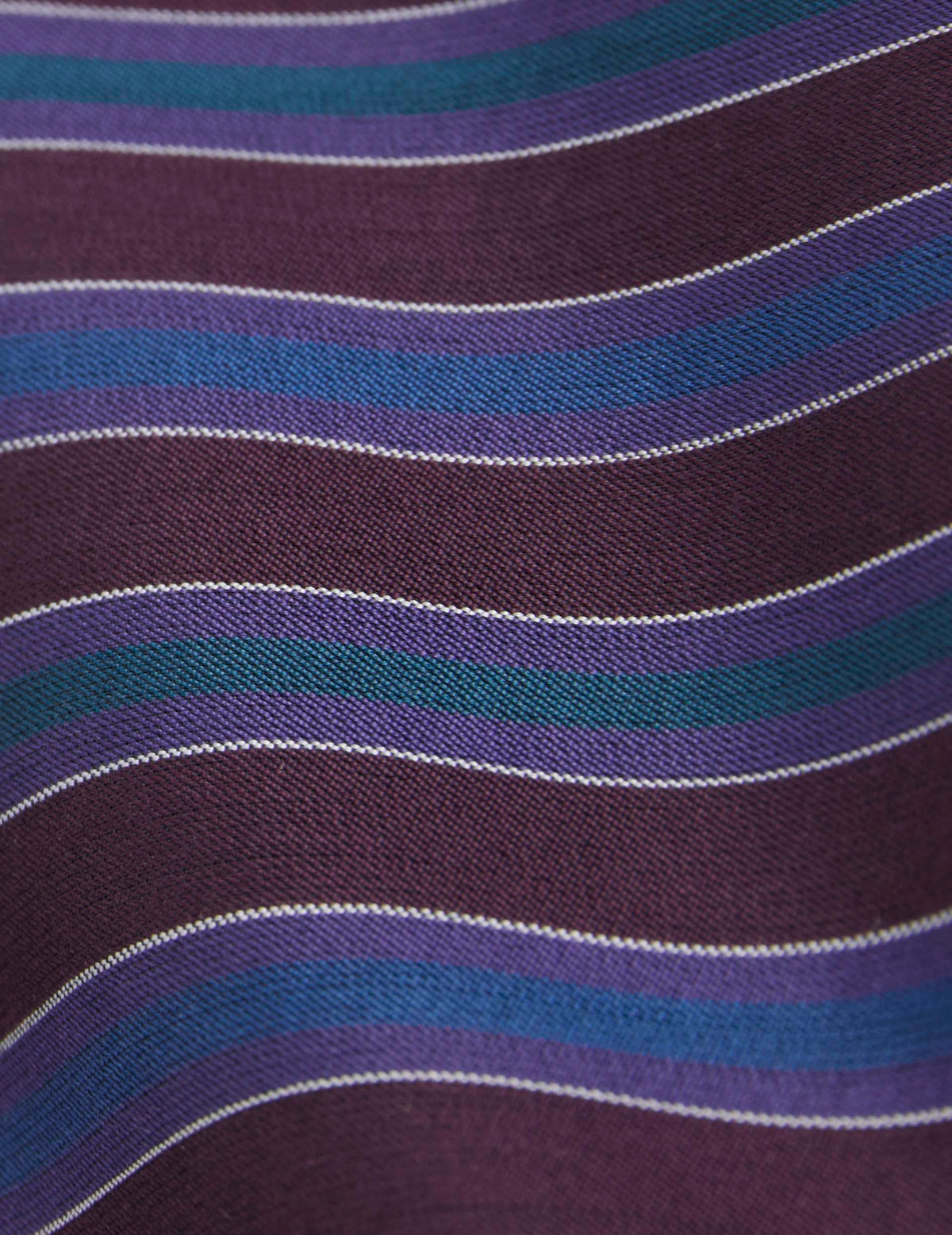 Chemise Marion rayée violette - Popeline - Col Chemise