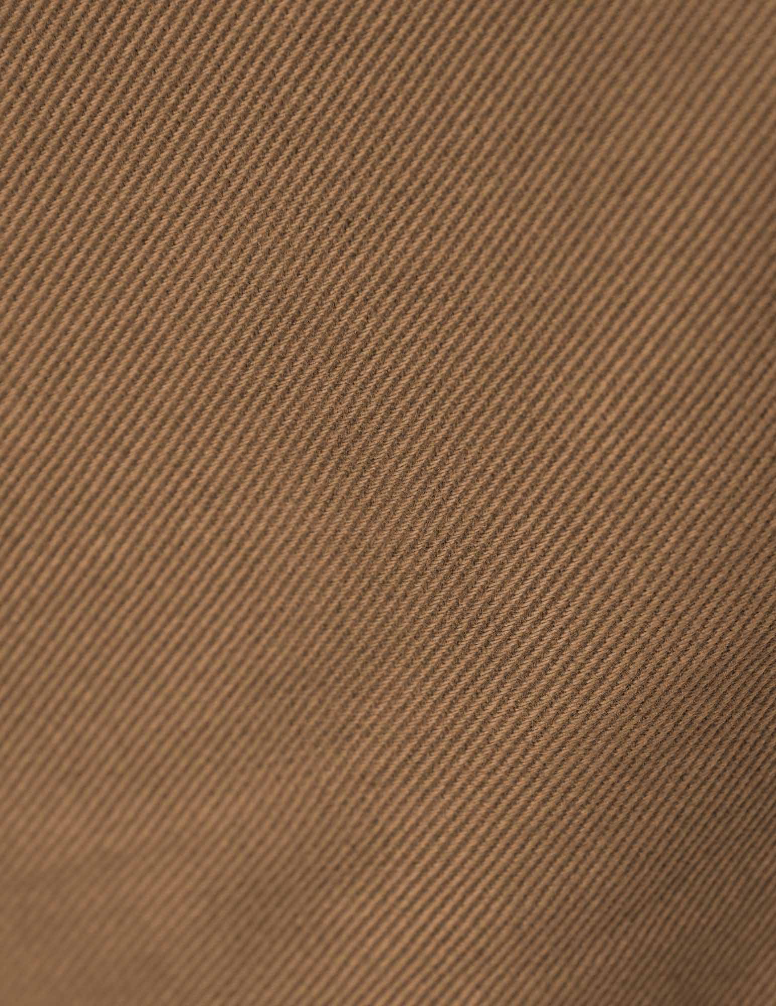 Surchemise Milan camel - Twill - Col Chemise
