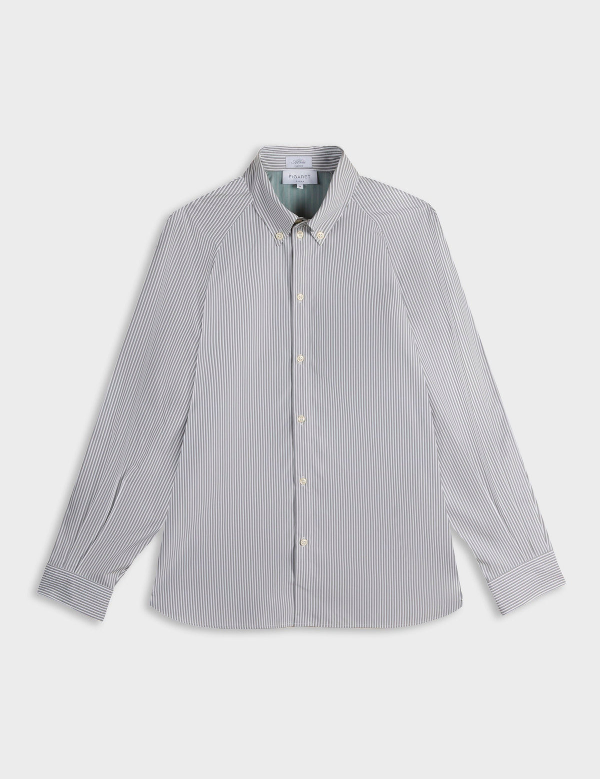 Chemise oversize Paloma rayée - Popeline - Col Américain