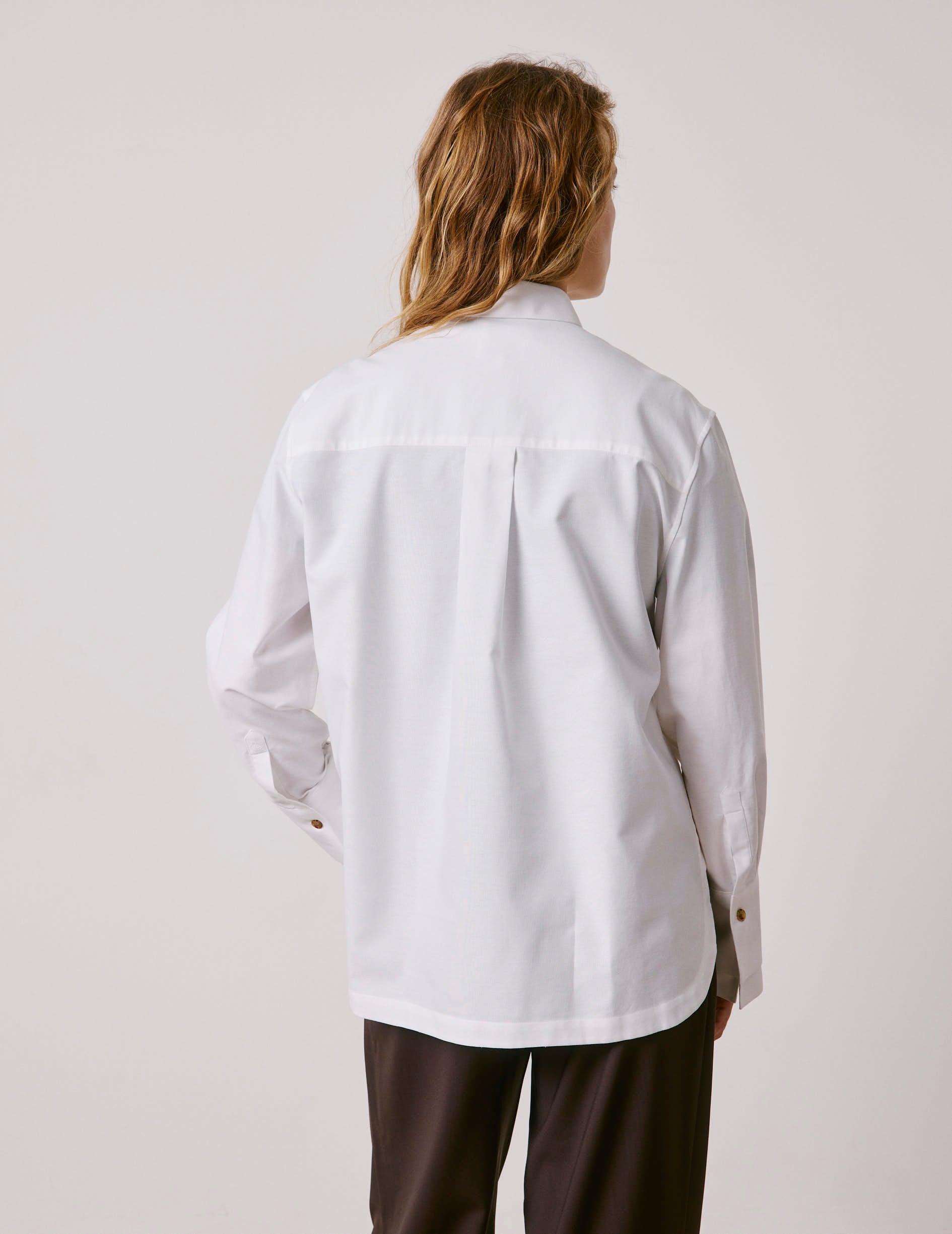 White Phoebie shirt - Oxford - Shirt Collar