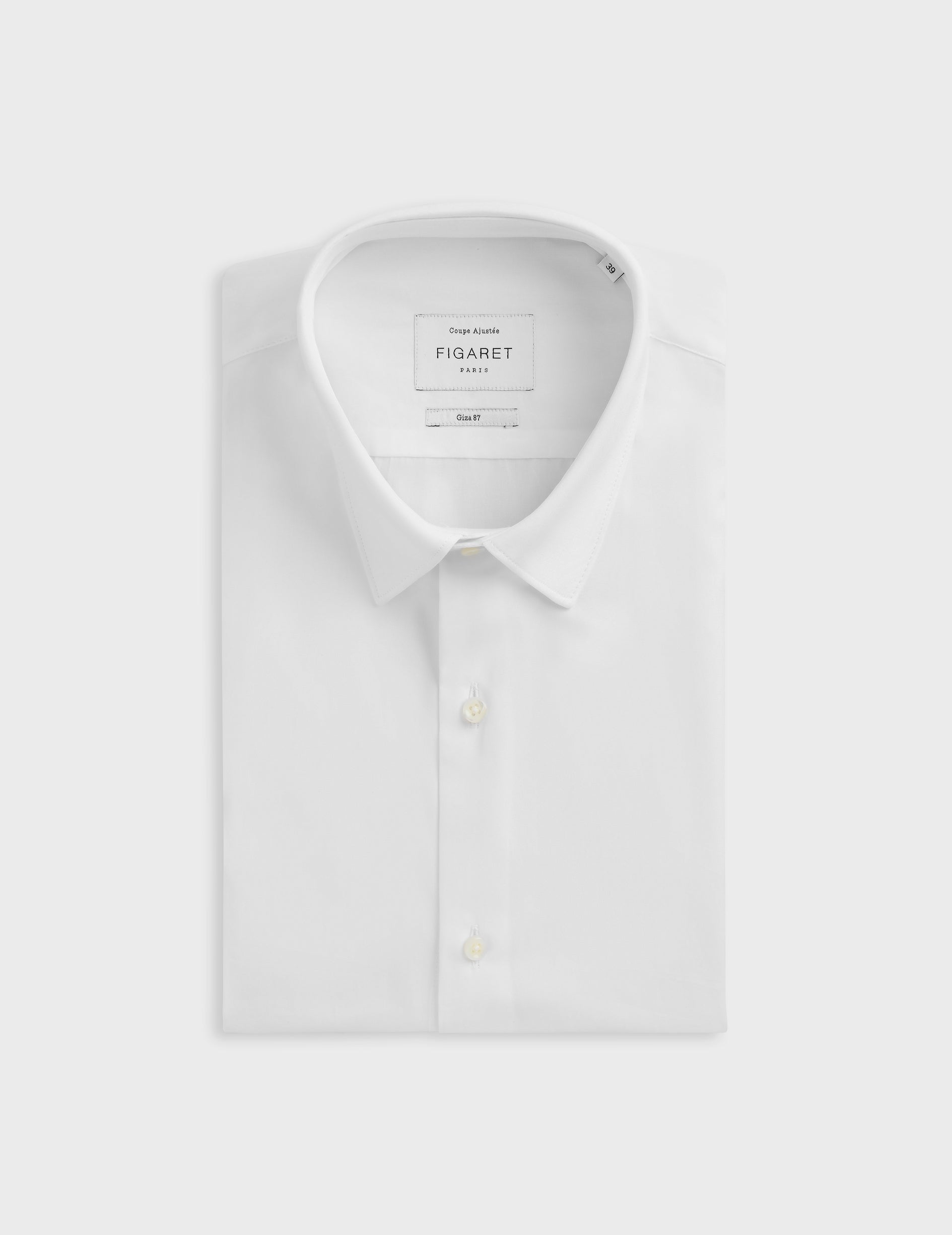 Fitted white Prestige shirt