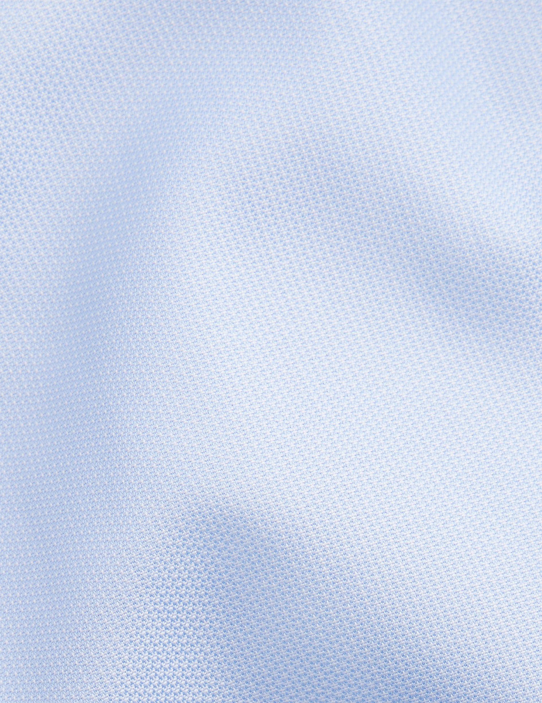 Chemise Semi-ajustée bleue - Façonné - Col Figaret