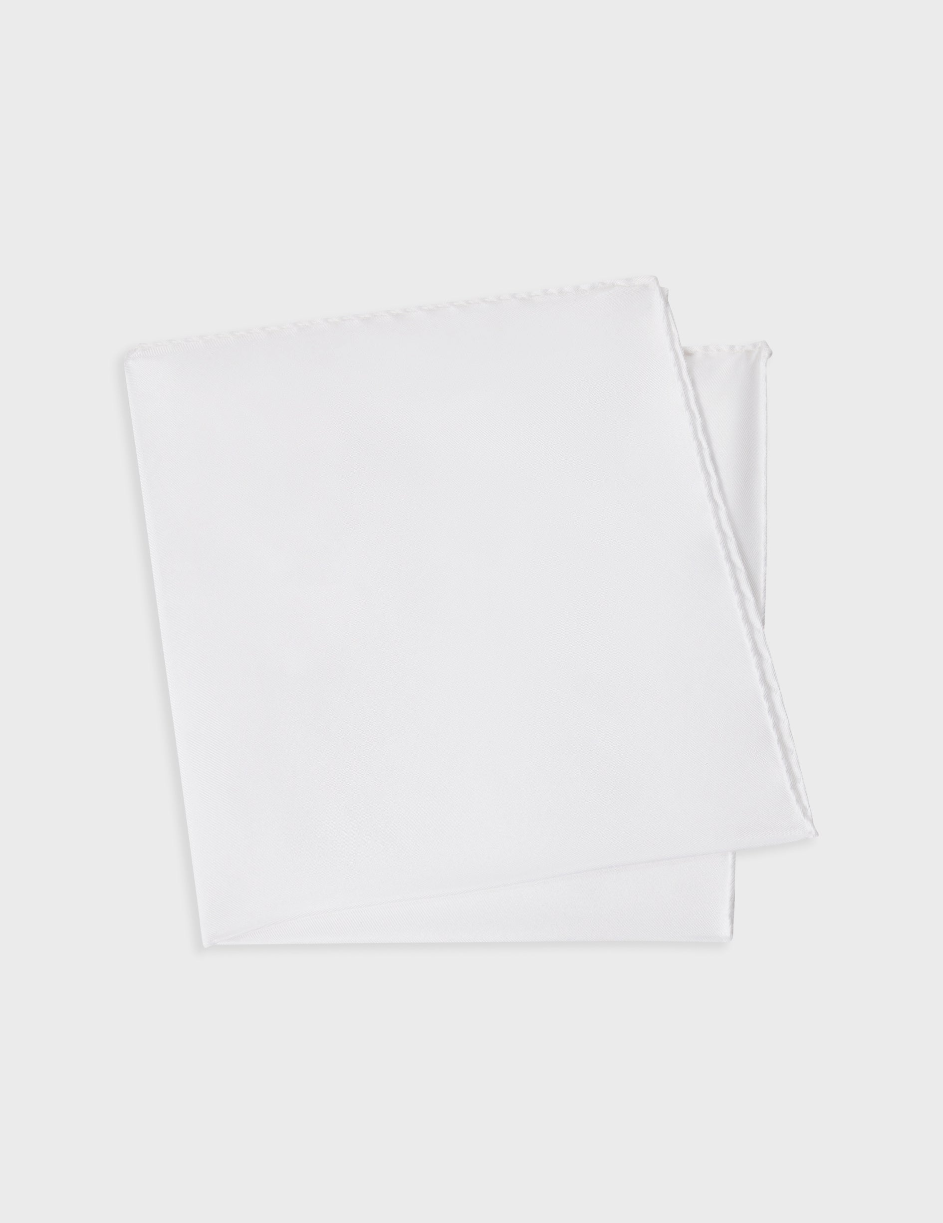 Pochette en soie blanche