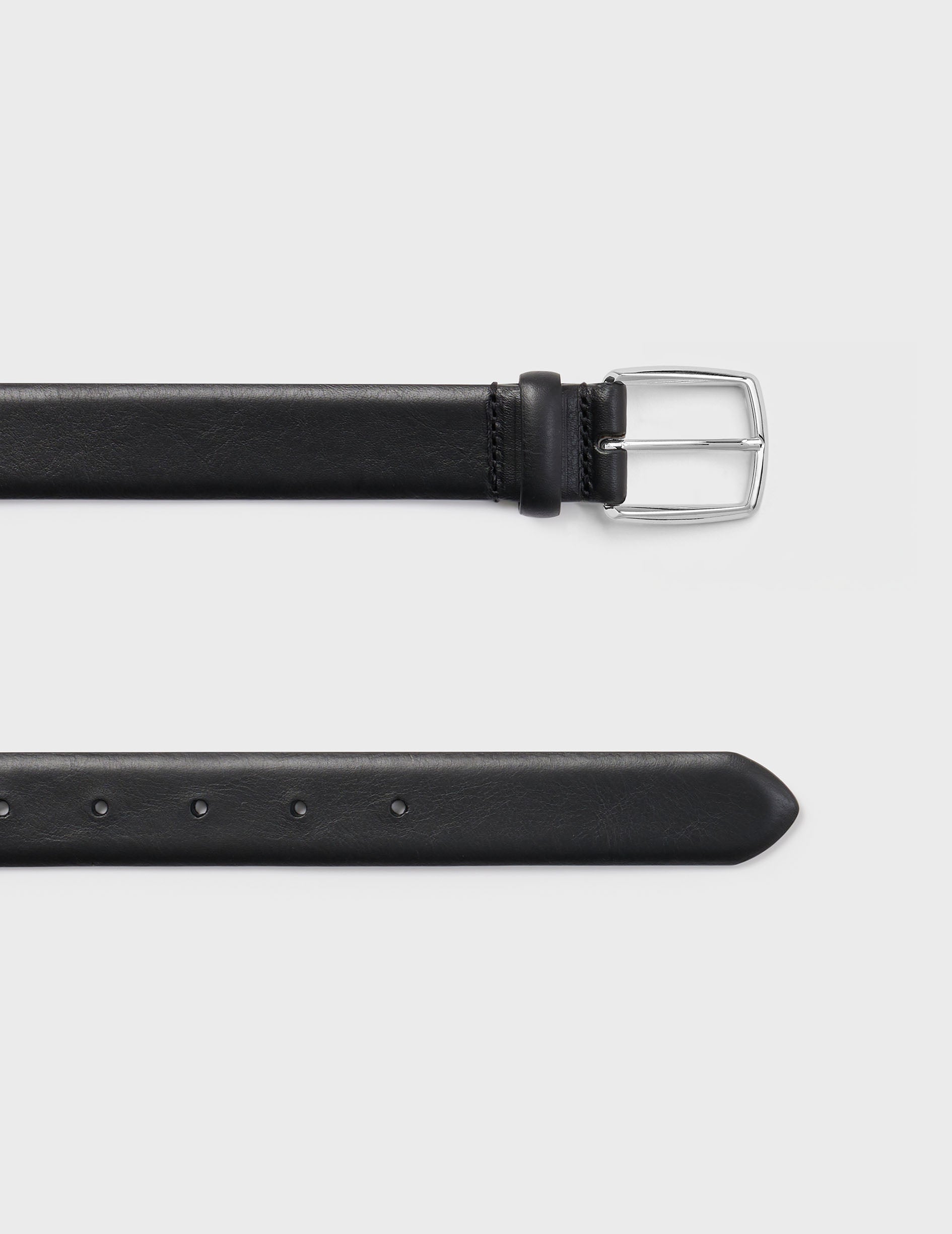 Ceinture en cuir noir