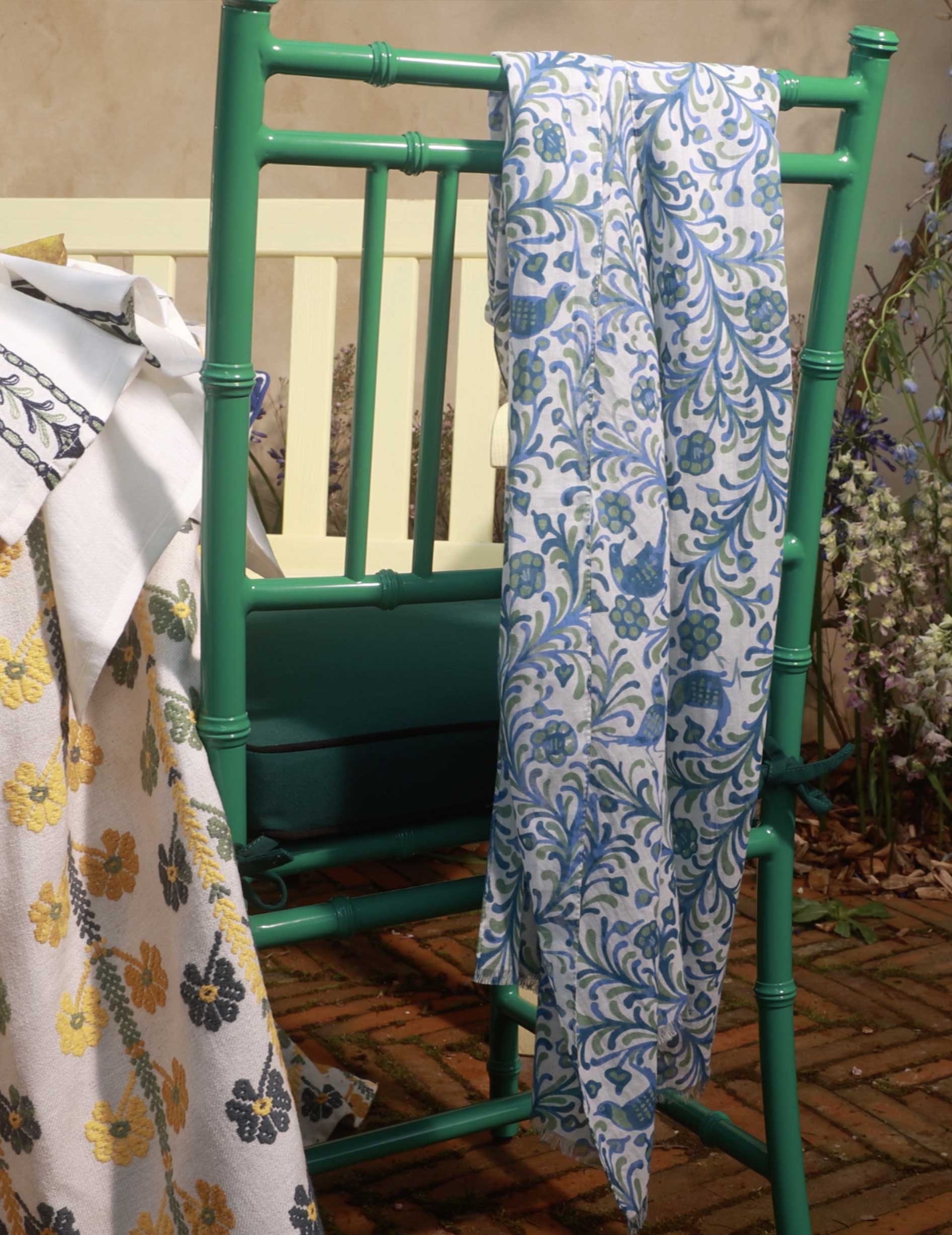 Écharpe en coton imprimé