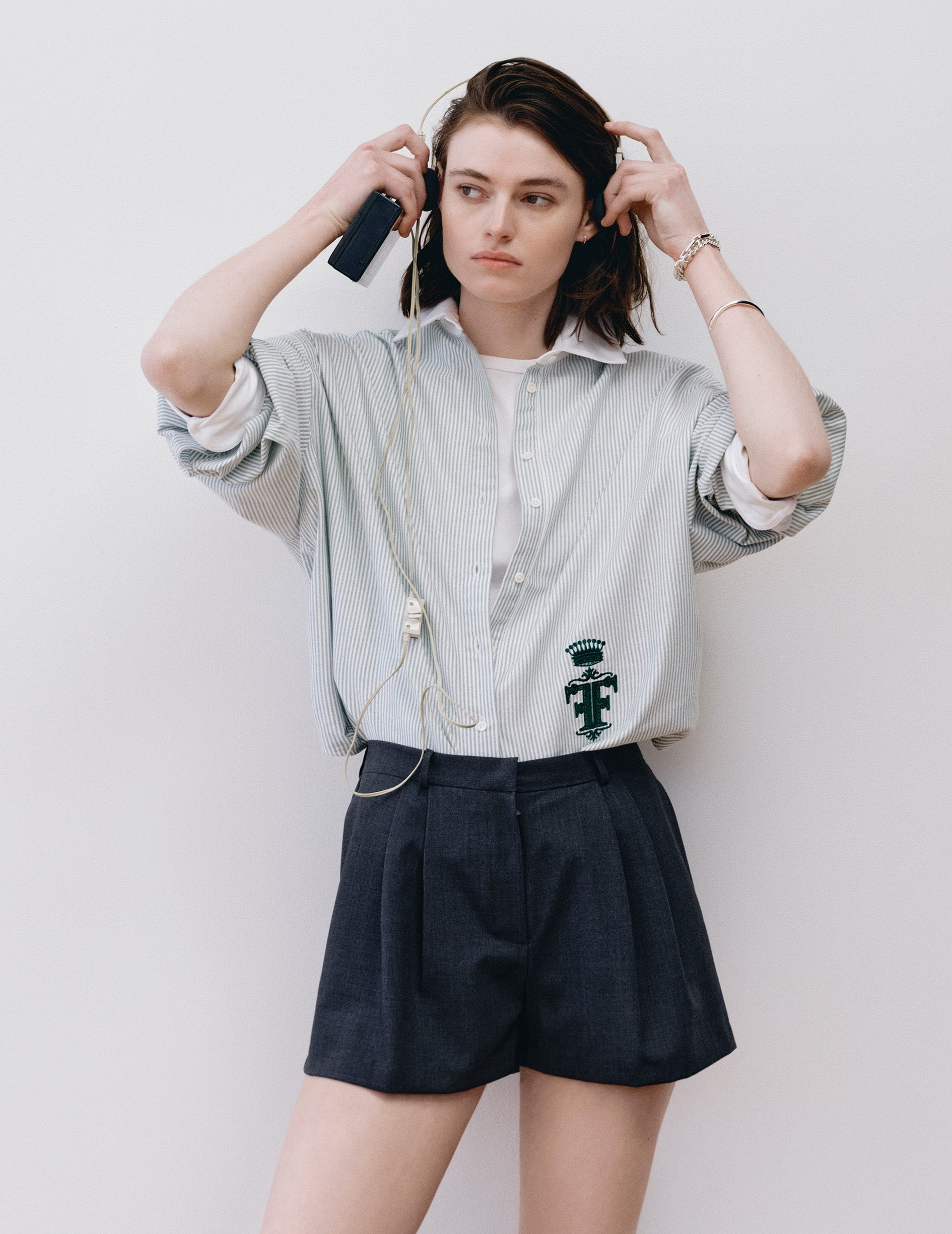 Green Nolita shirt - Oxford - Shirt Collar