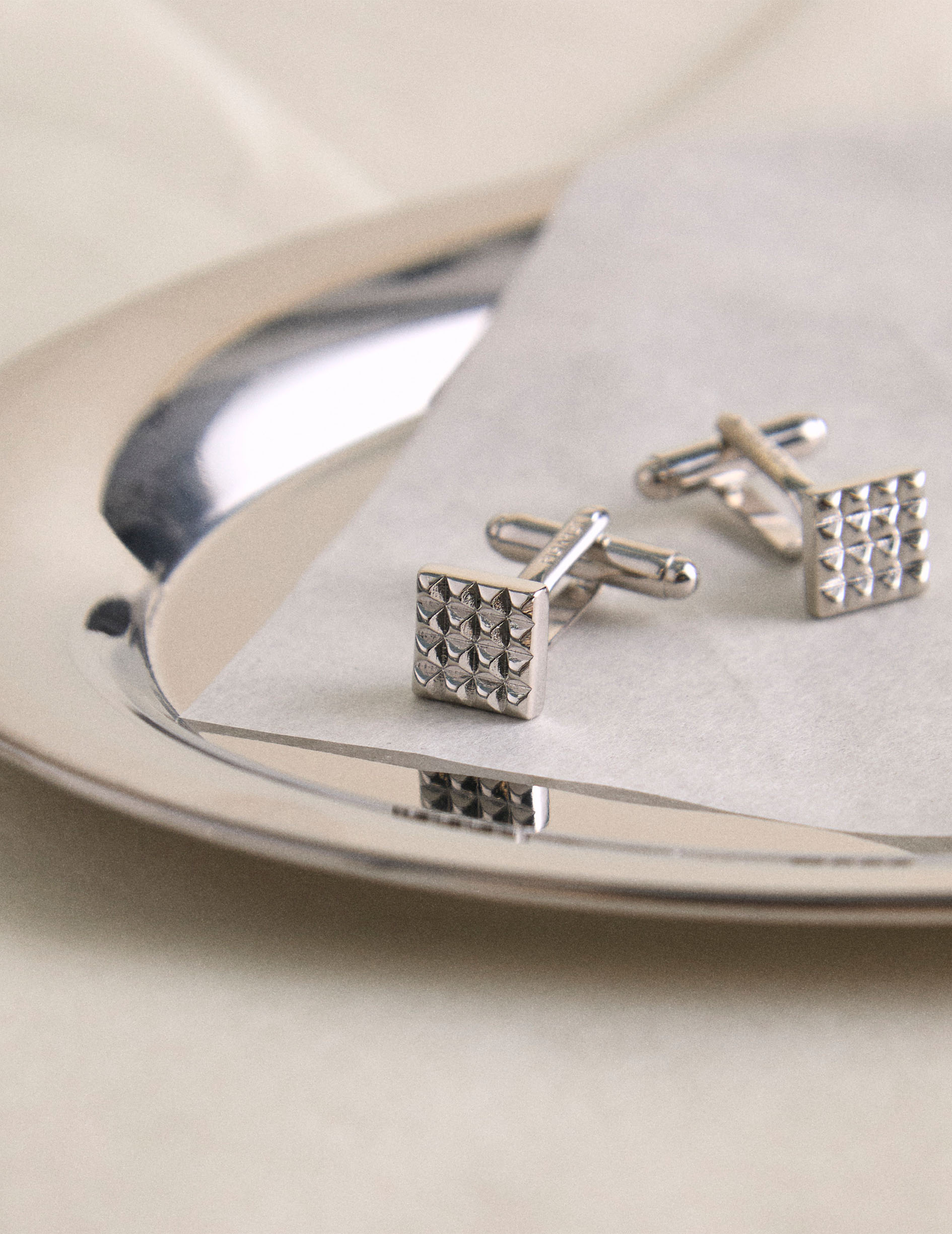 Boutons De Manchettes H Au Carré | Hermès France