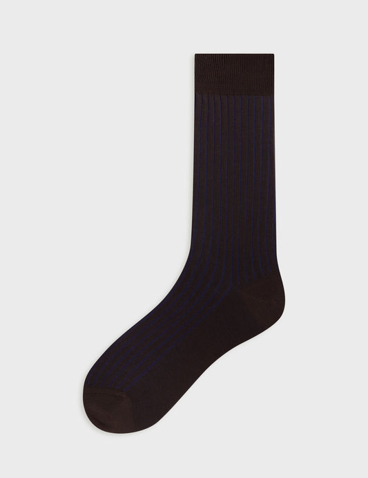 Brown vanised socks