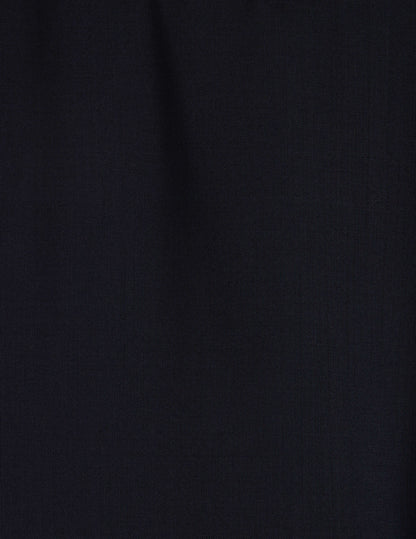 Midnight blue wool canvas Franck suit jacket