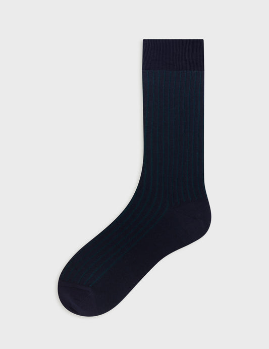 Navy vanised socks