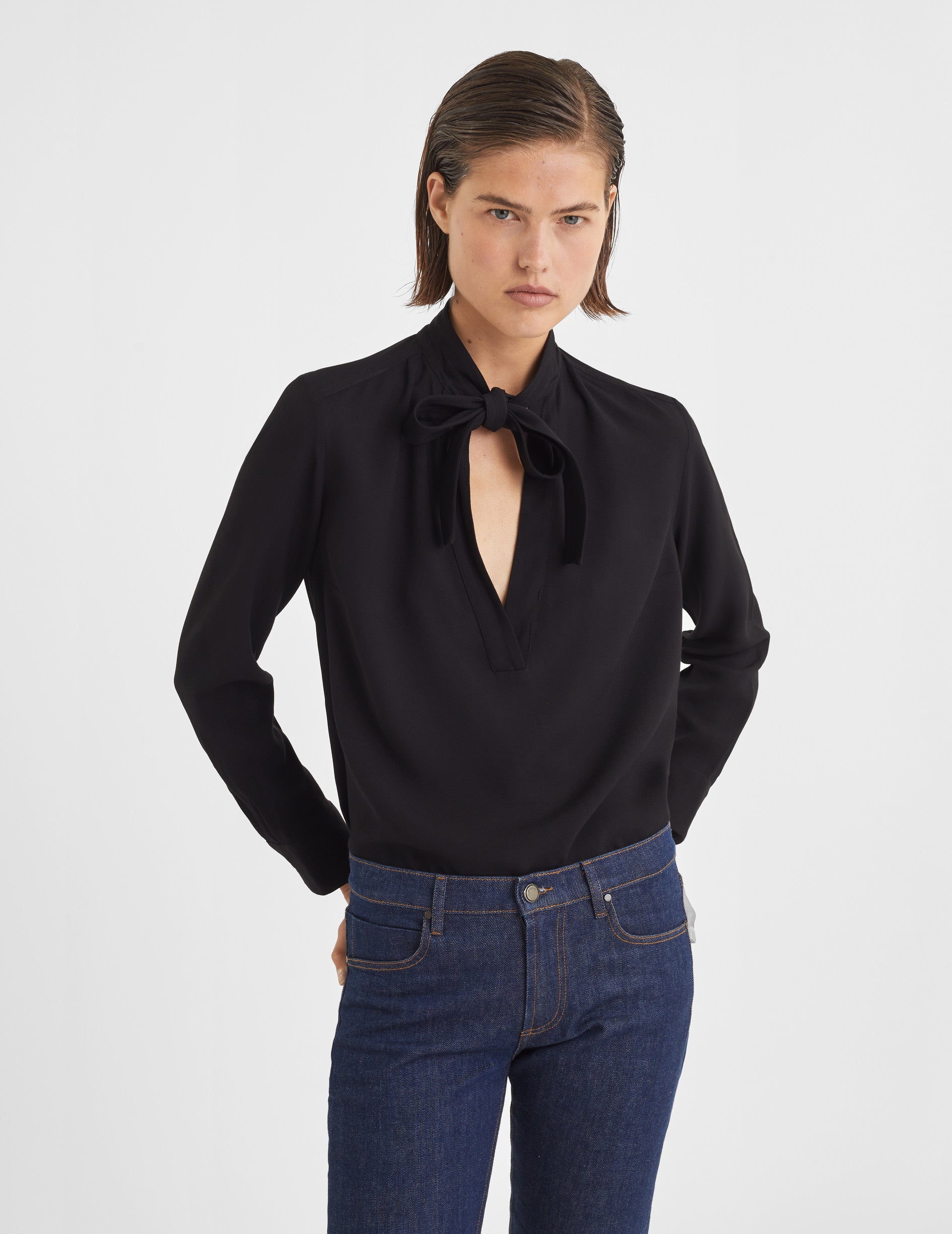 Blouse Candy noire - Crêpe