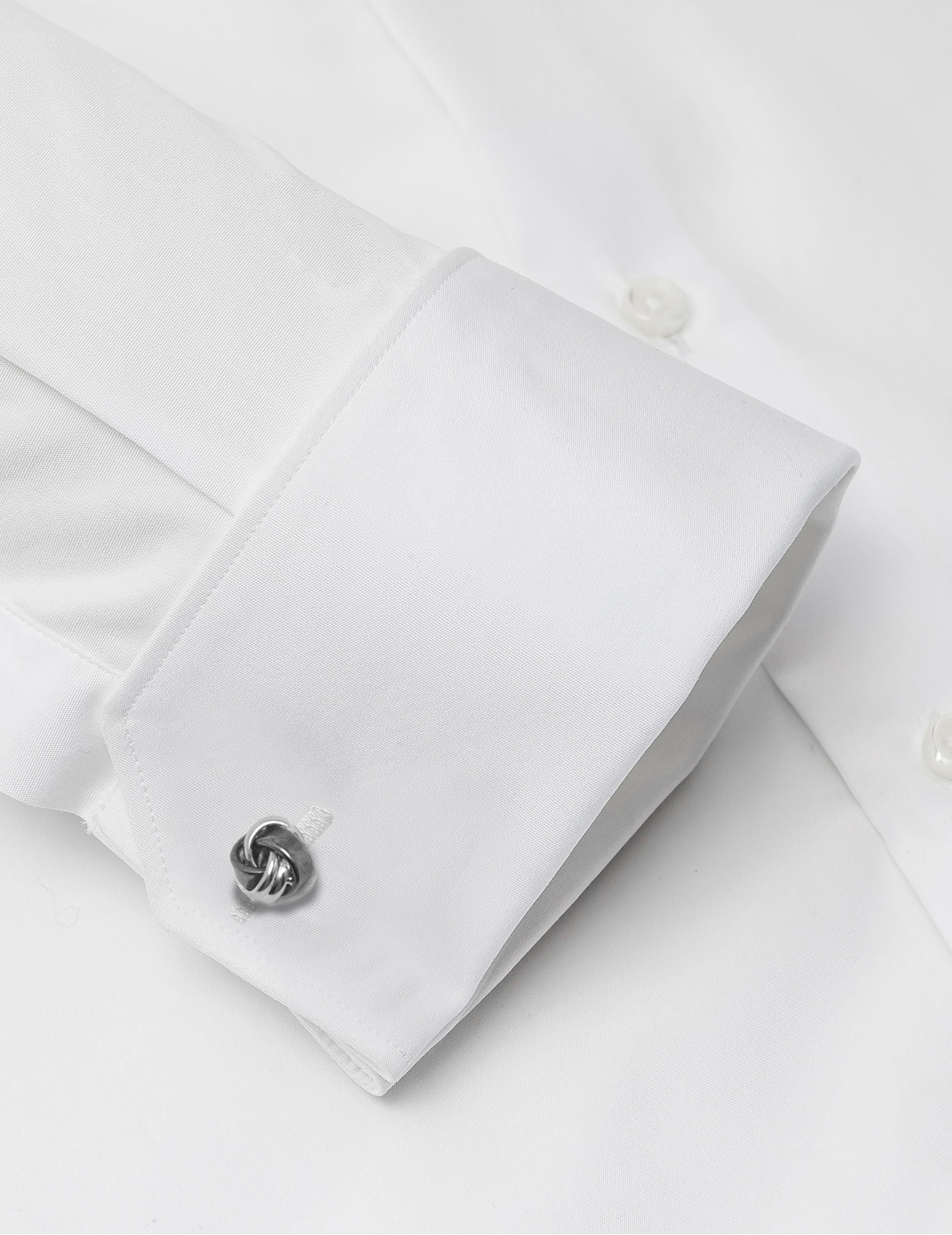 Silver cufflinks