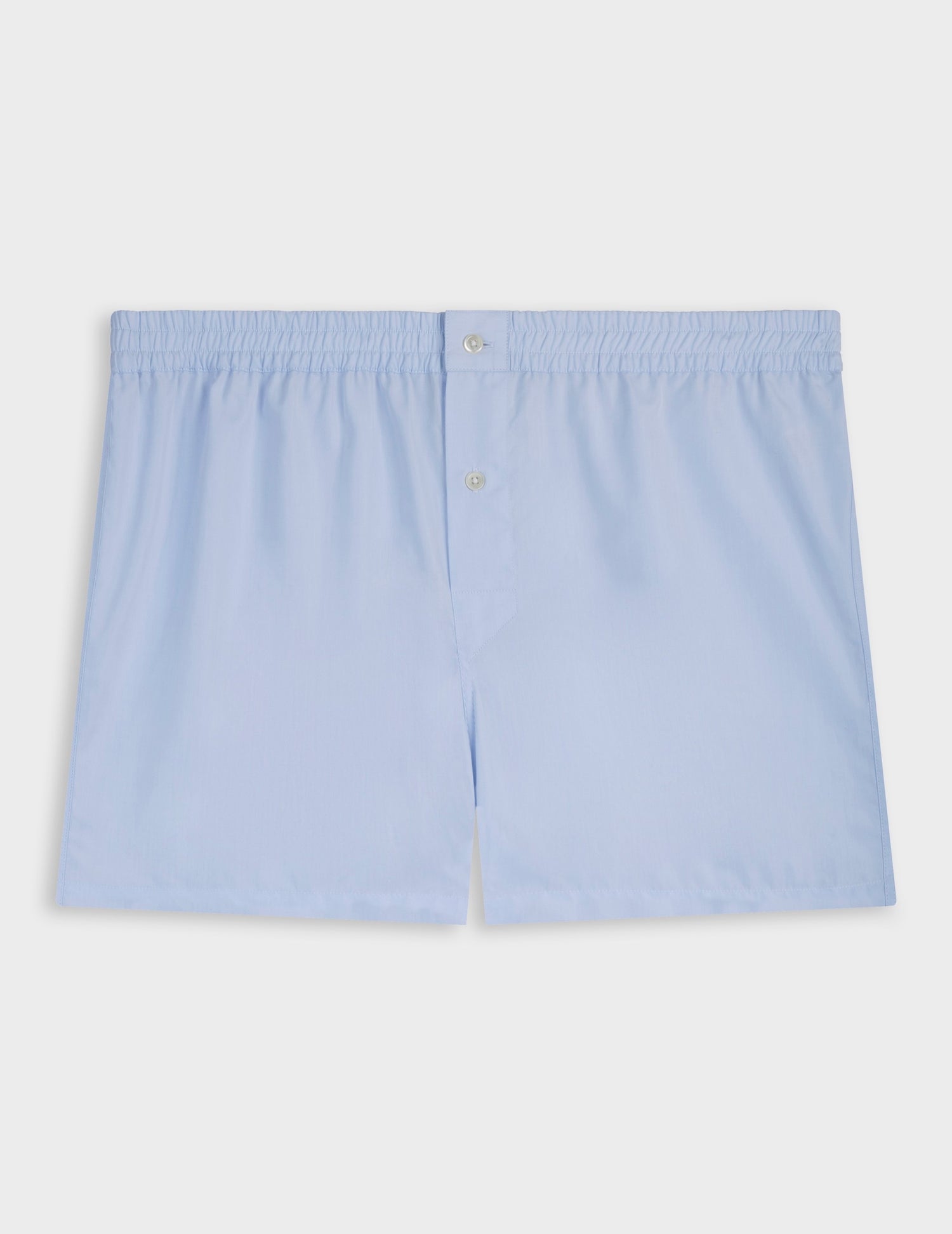 Caleçon en popeline bleue