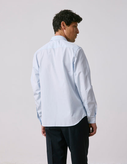 Chemise mixte "Je t'aime" bleue