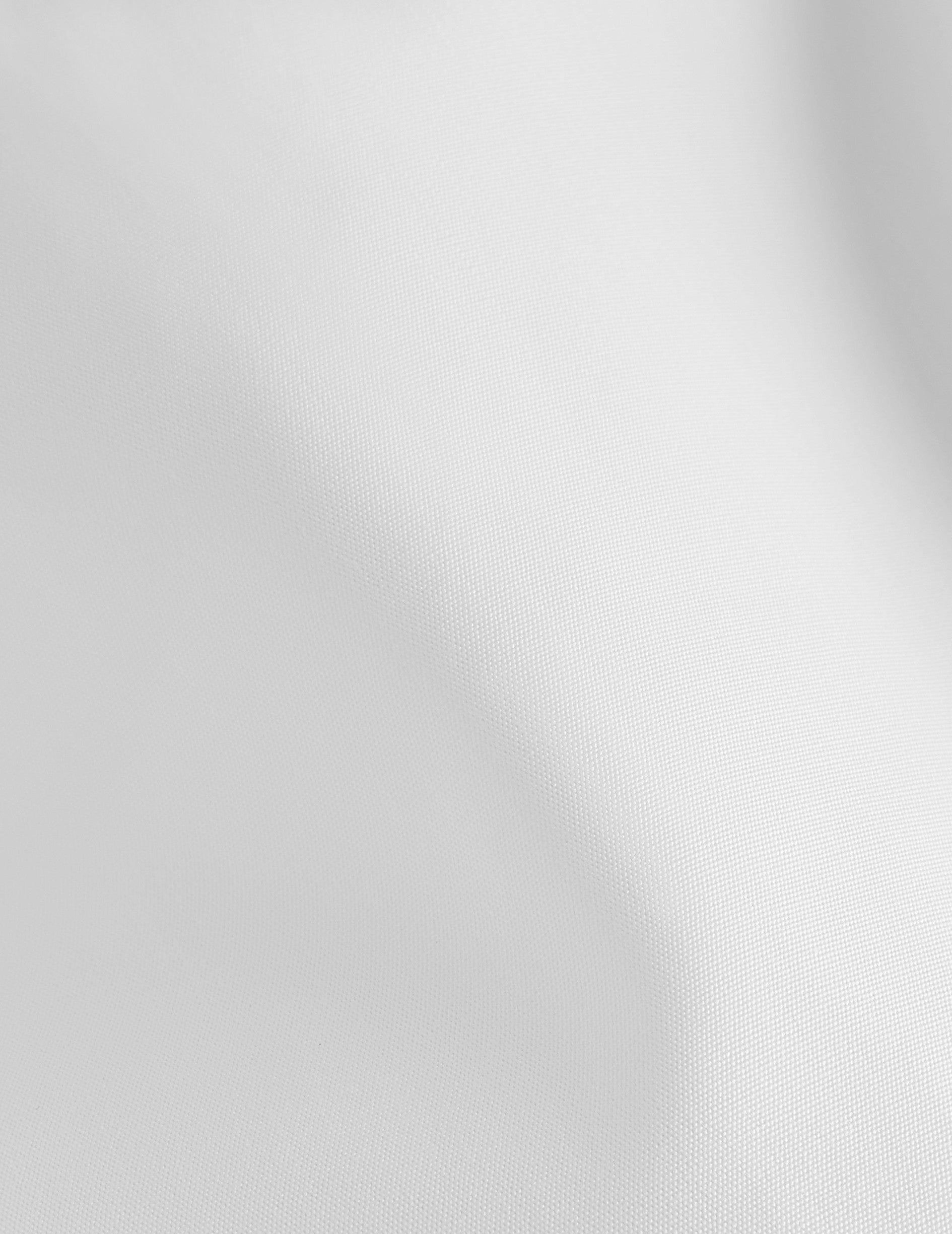 Chemise mixte "Je t'aime" blanche brodée gris - Popeline - Col Figaret
