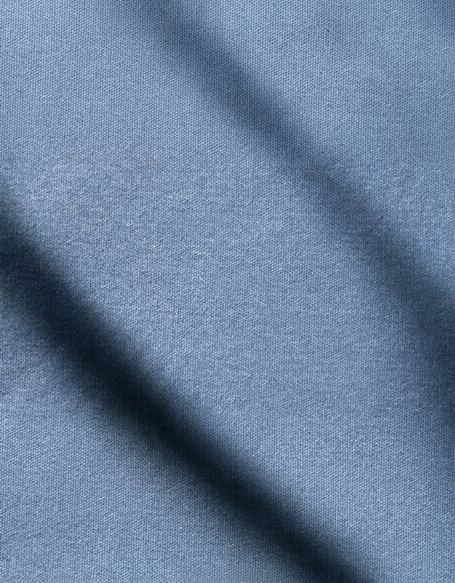 Semi-fitted blue stretch shirt - Poplin - Figaret Collar#2