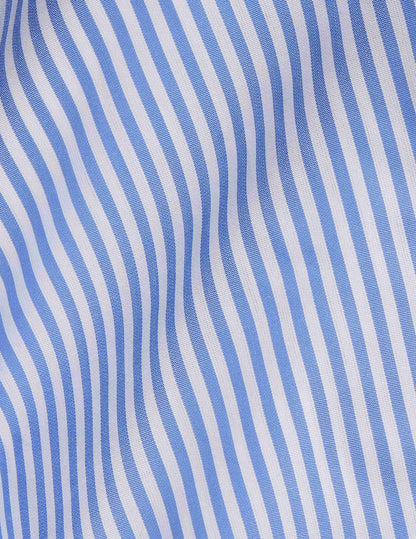 Classic blue striped shirt